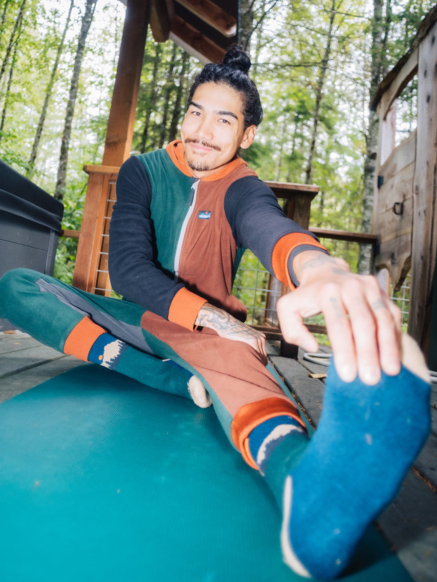 Moonwalk Socks Mountain Stripe