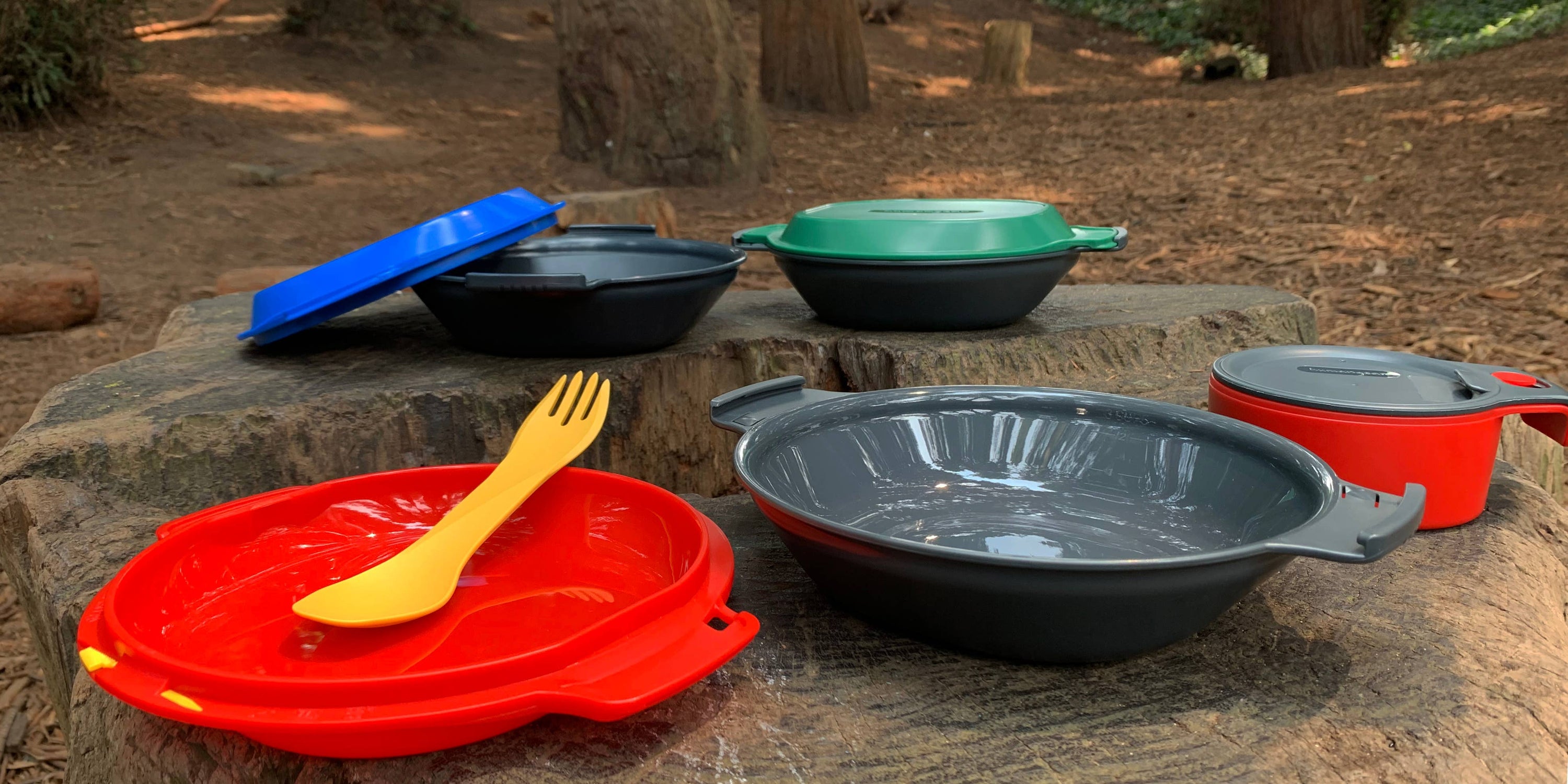 GoKit Utensil and Plate Set: Blue