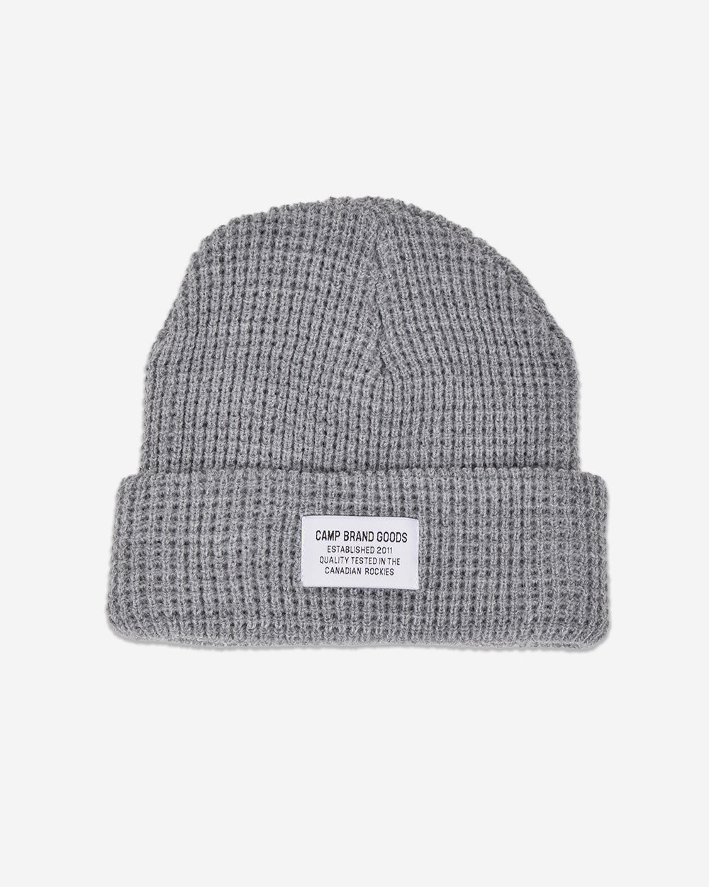 Camp Waffle Toque - Heather Grey