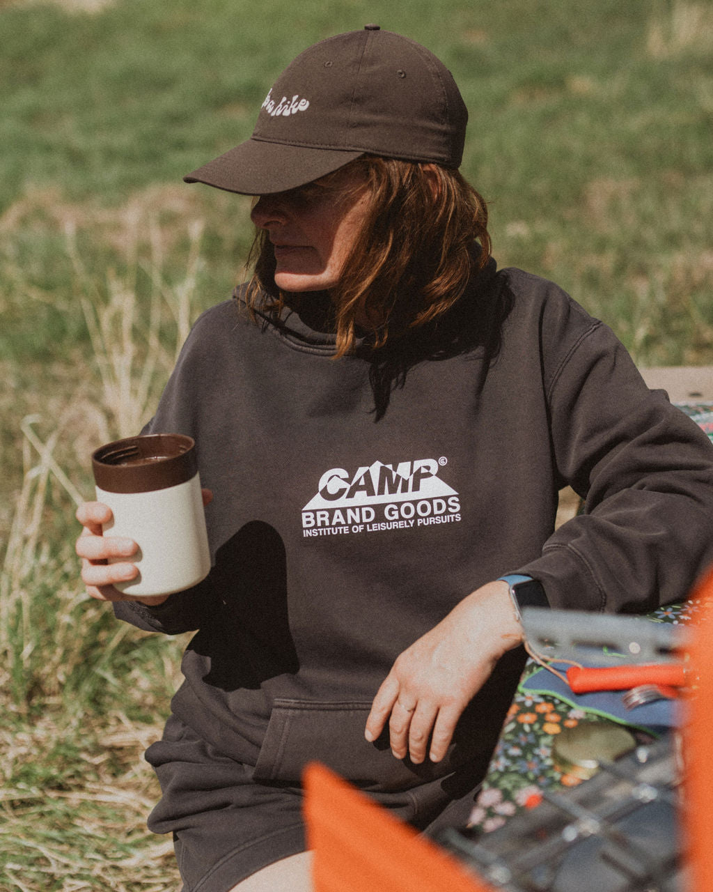 The Shop Relaxed Fleece Hoodie - Faded Black