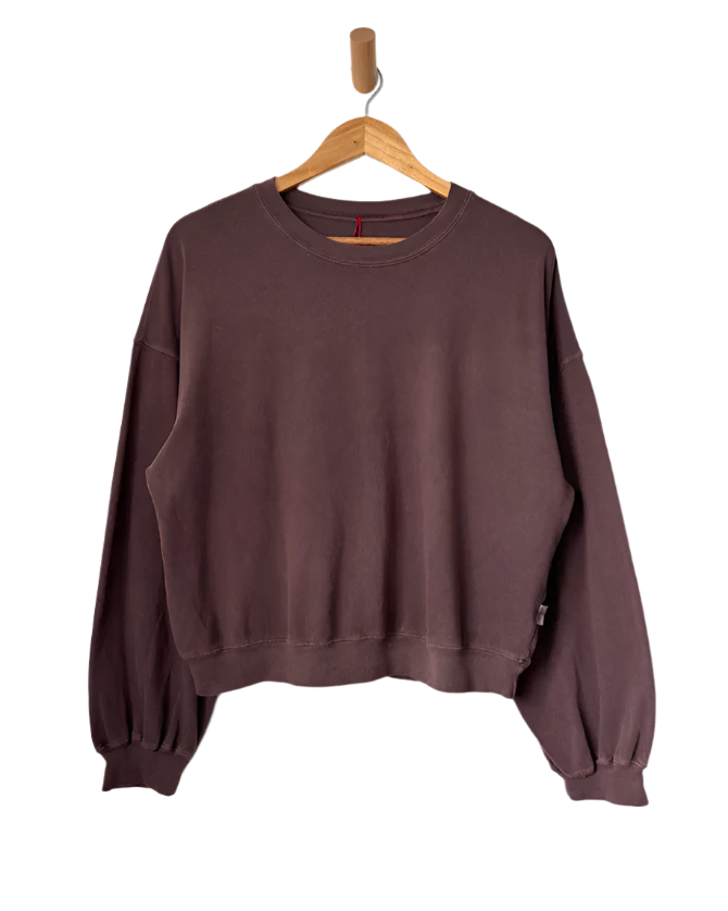 Cali Jersey Sweatshirt Espresso