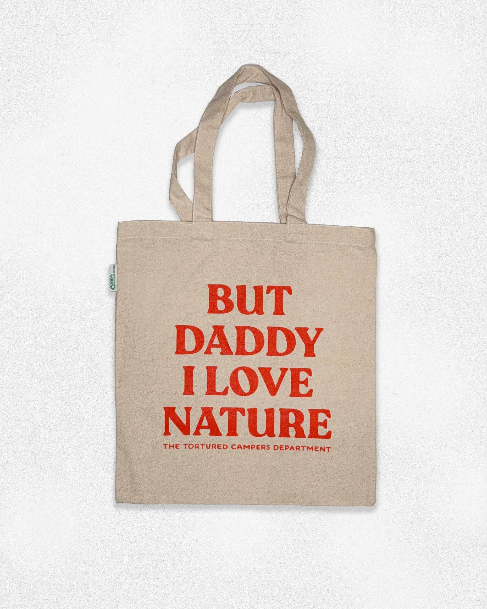 Tortured Camper Recycled Cotton Tote - Natural