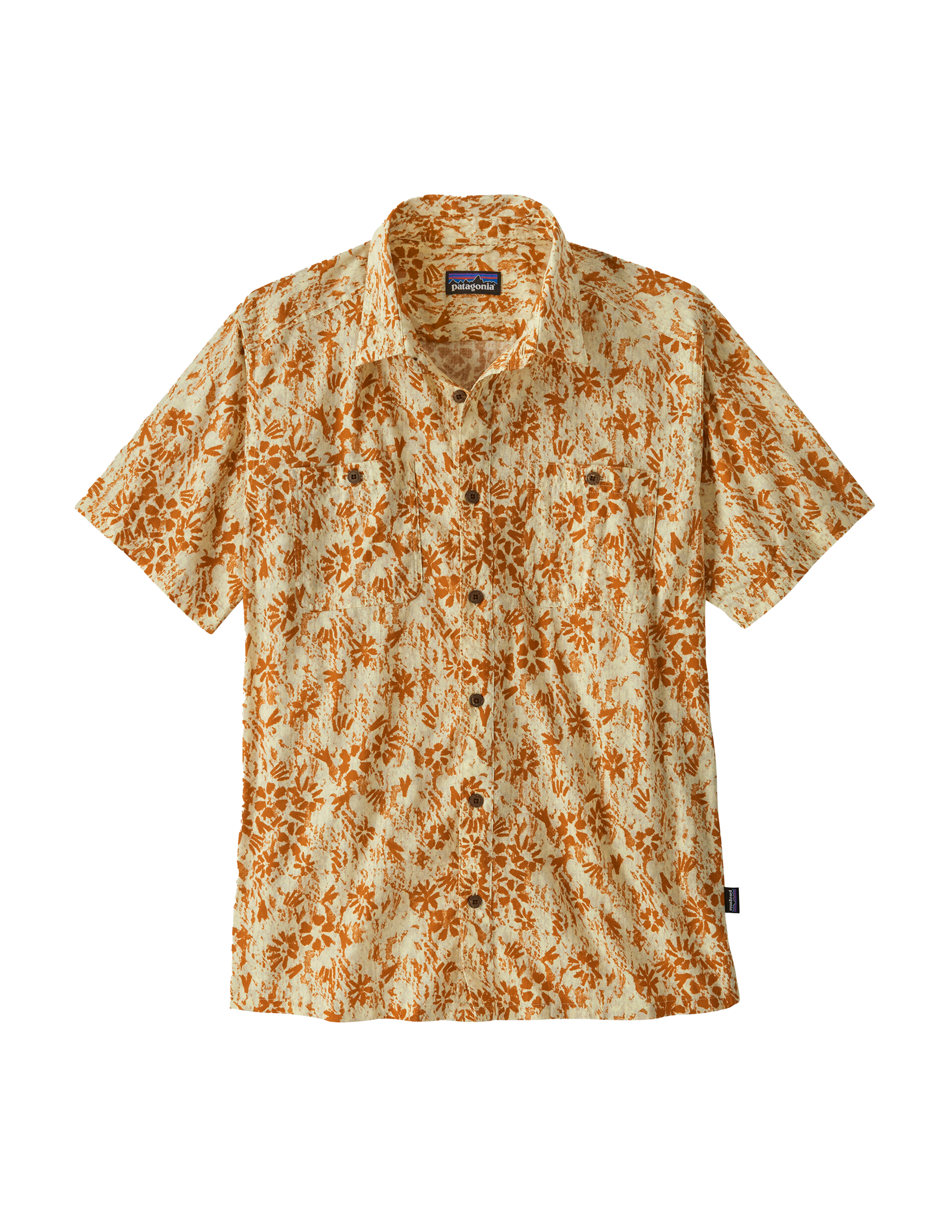 Men's Back Step Shirt Wildflower Pastel: Buttercup Yellow