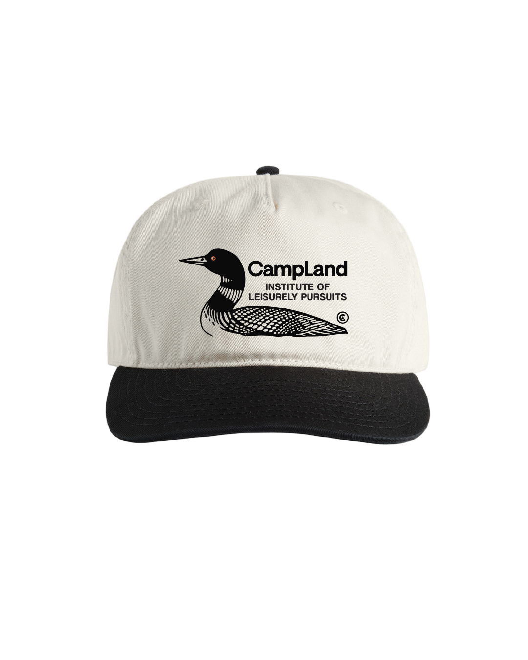 CampLand Loon 5 Panel Camp Hat - Black