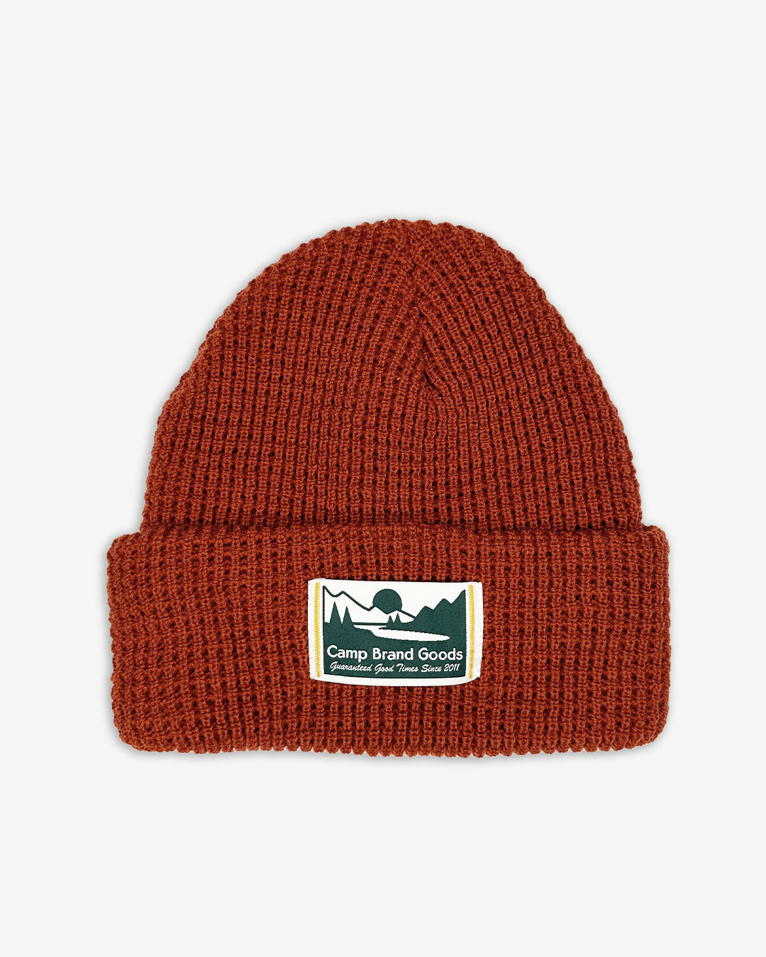 Good Times Waffle Toque - Rust