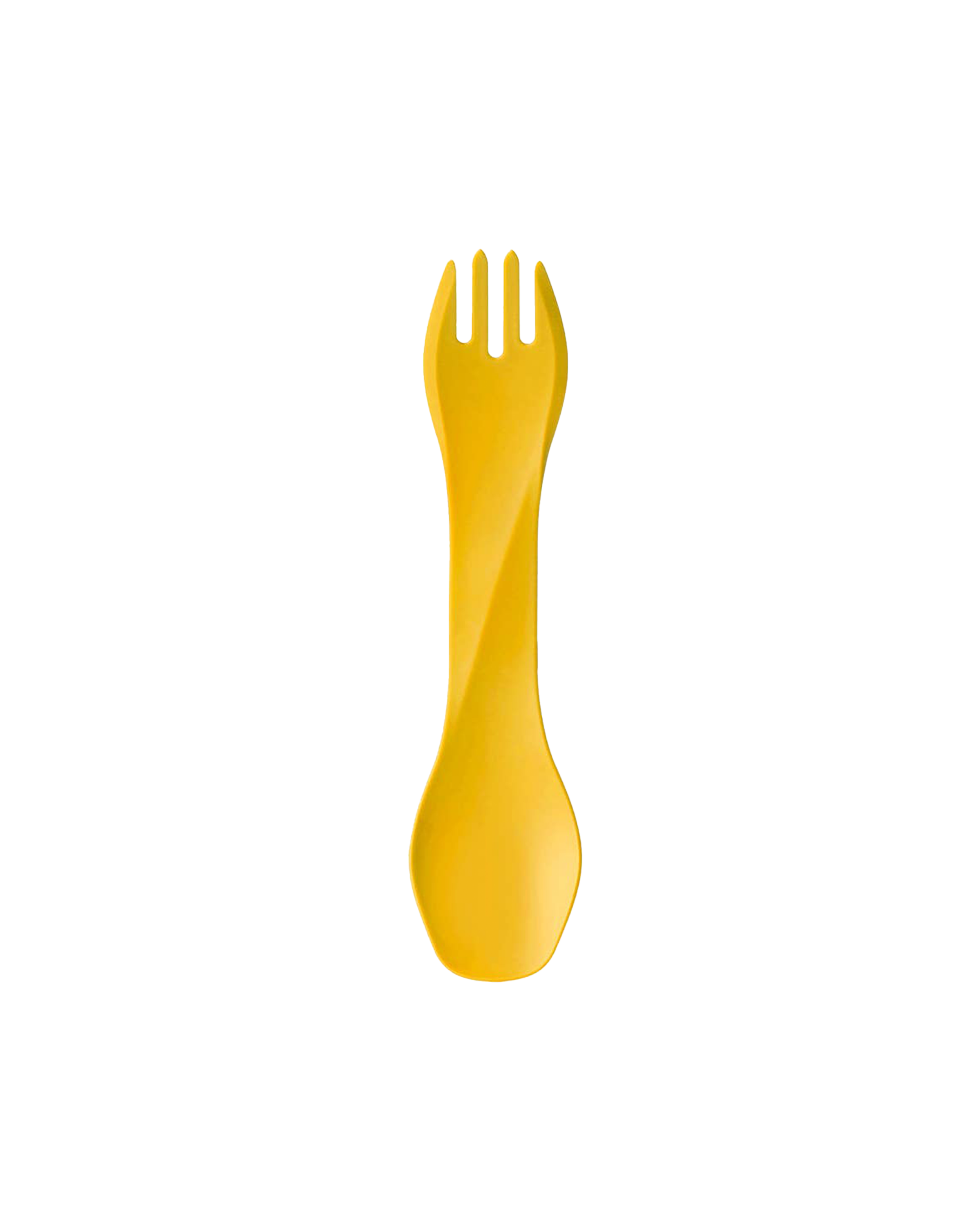 GoBites Kids Portable Reusable Spork: Yellow
