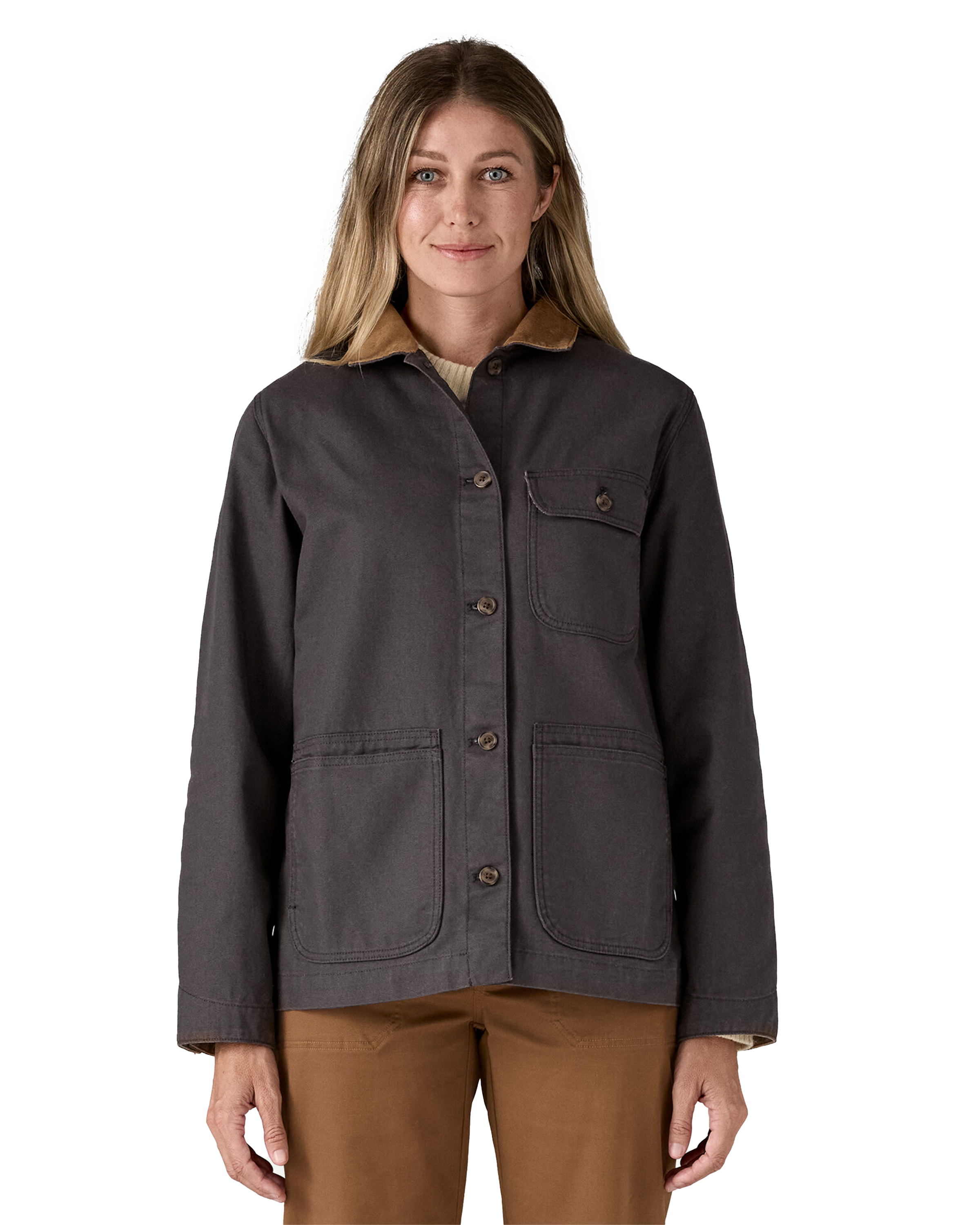 Women's Point Reyes Canvas Coat Ink Black