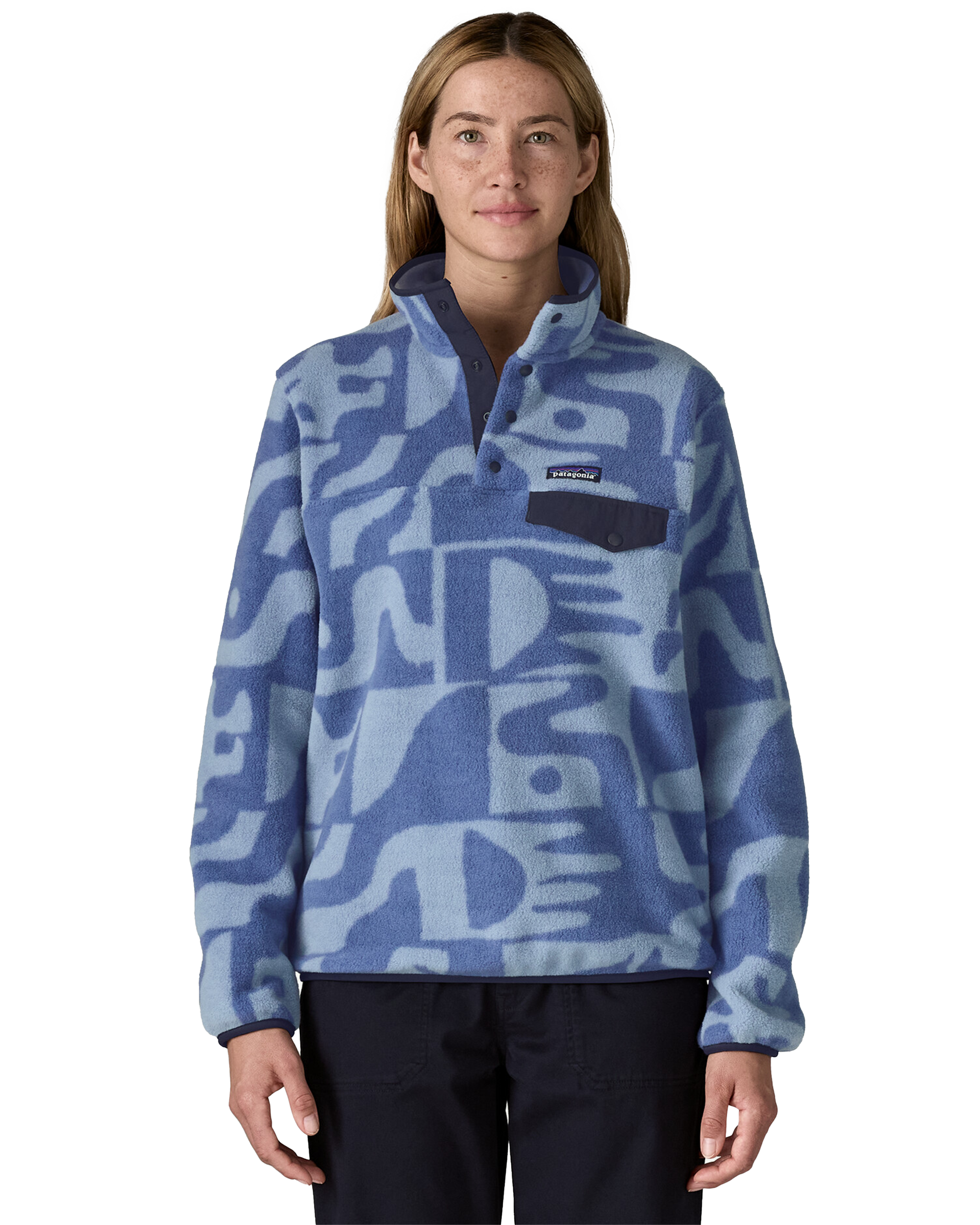 Women's Lightweight Synchilla Snap-T Pullover Mother Tree: Barnacle Blue