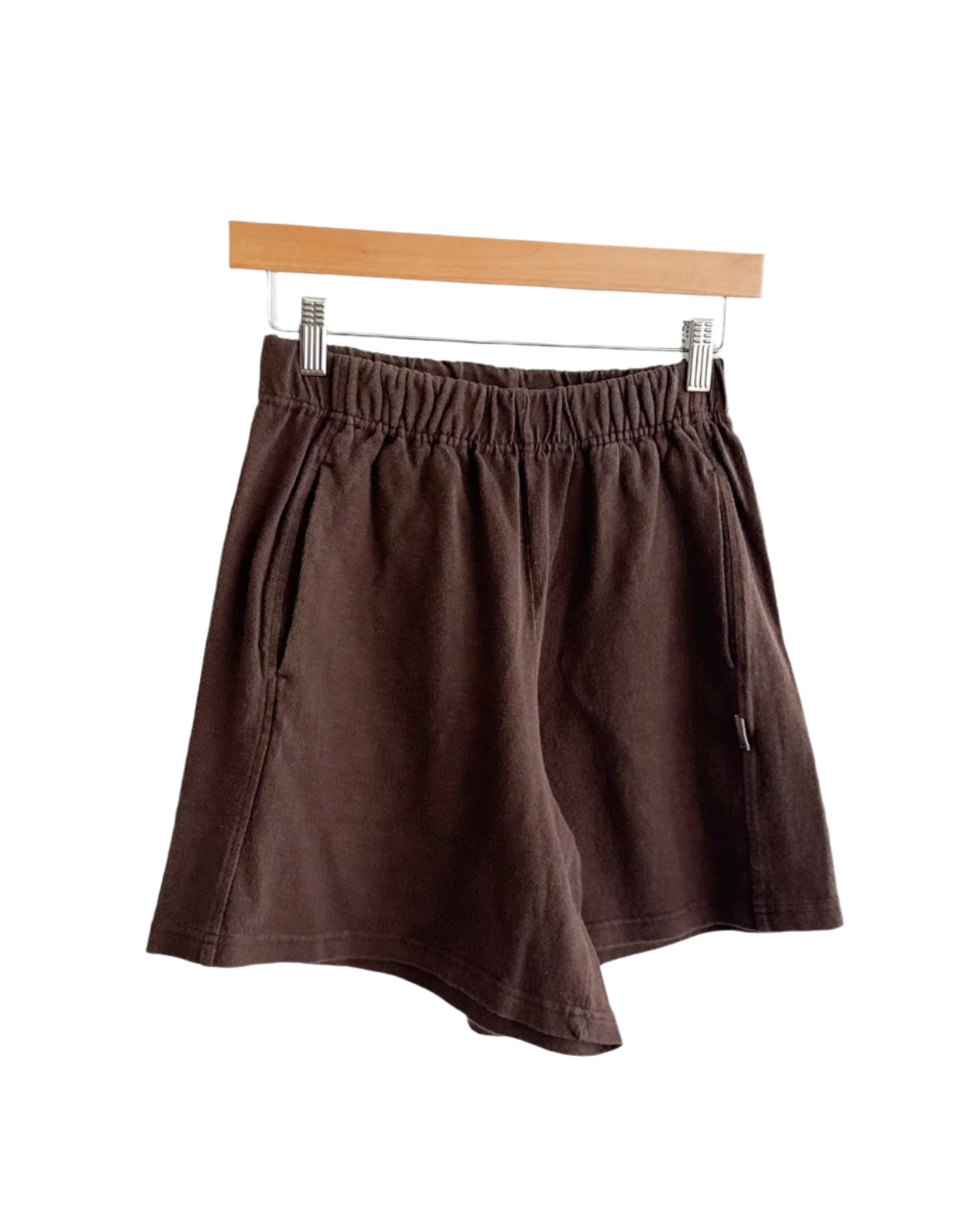 Flared Basketball Shorts Chocolate