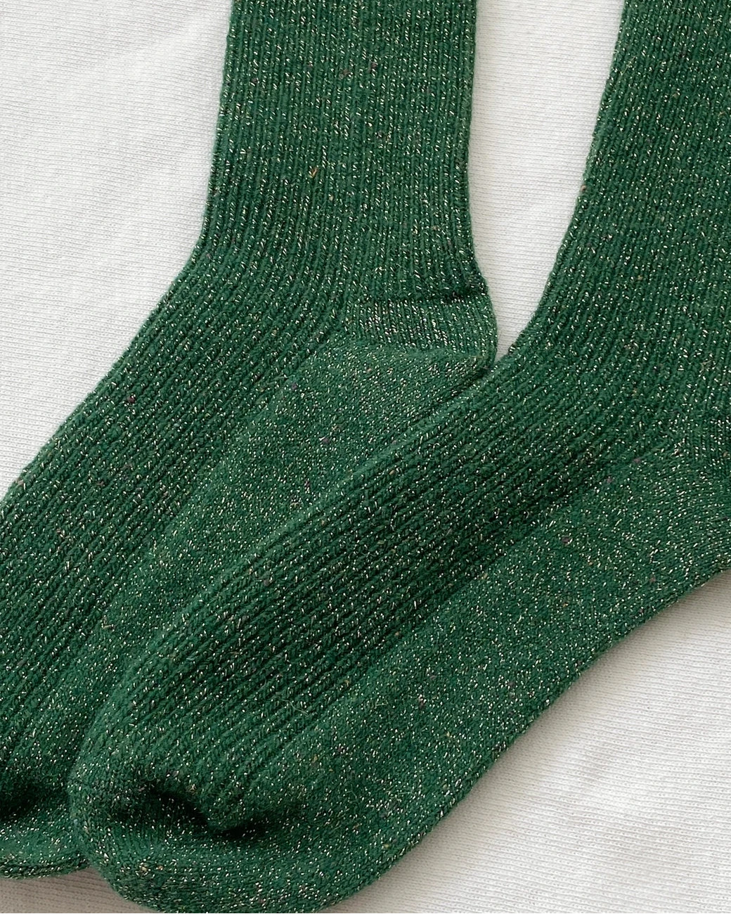 Winter Sparkle Socks Evergreen