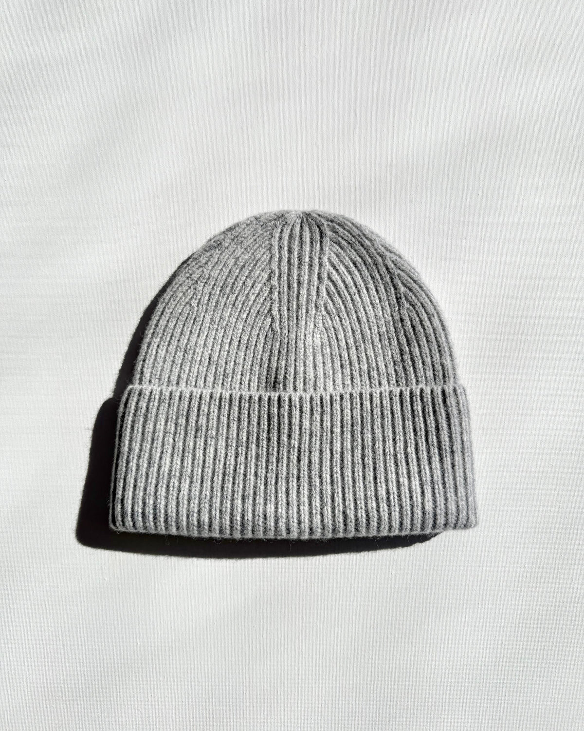 Billy Bamboo Merino Wool Everyday Beanie - Light Gray Mélange product view