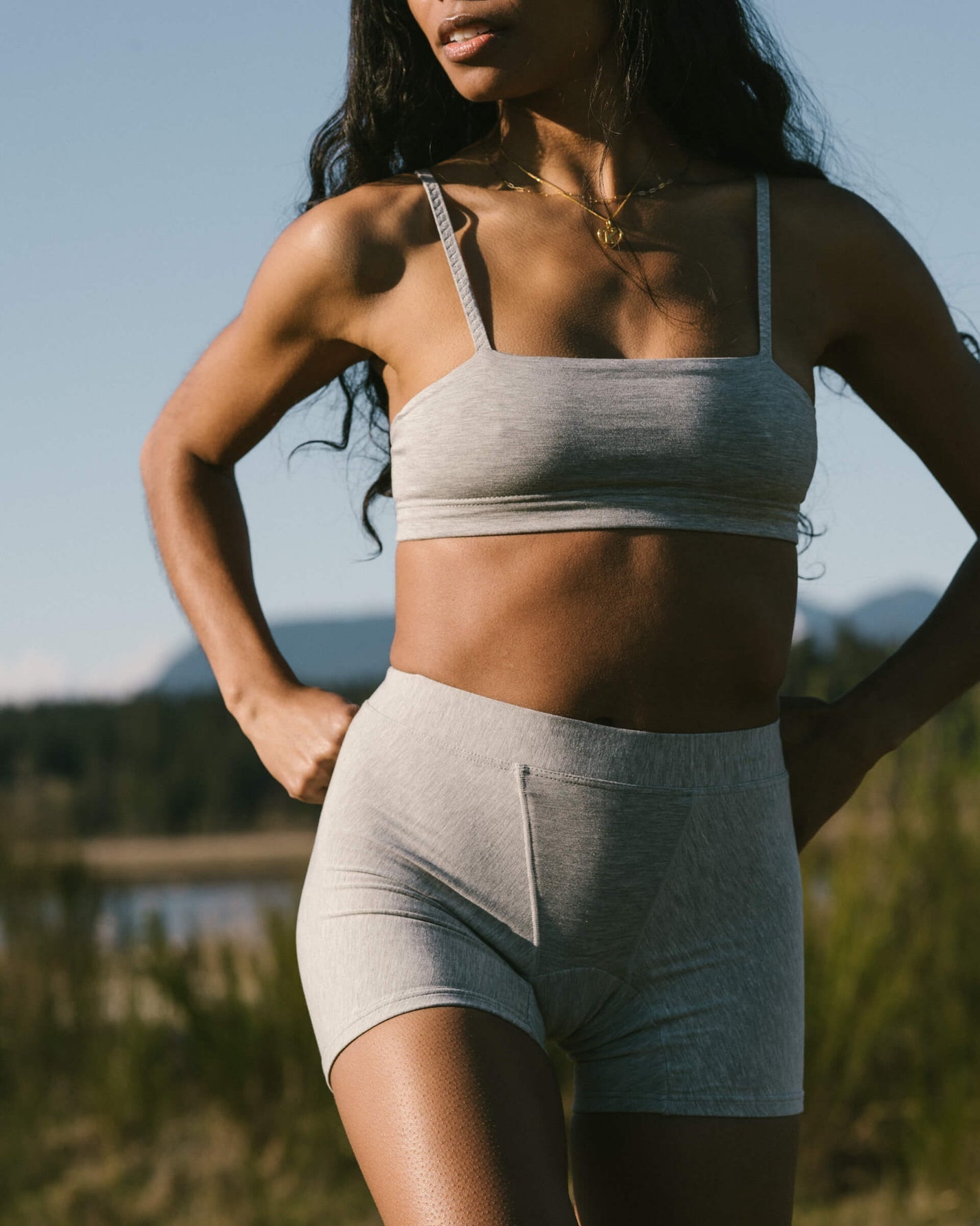 Mineral Undies Mid Boxer Grey