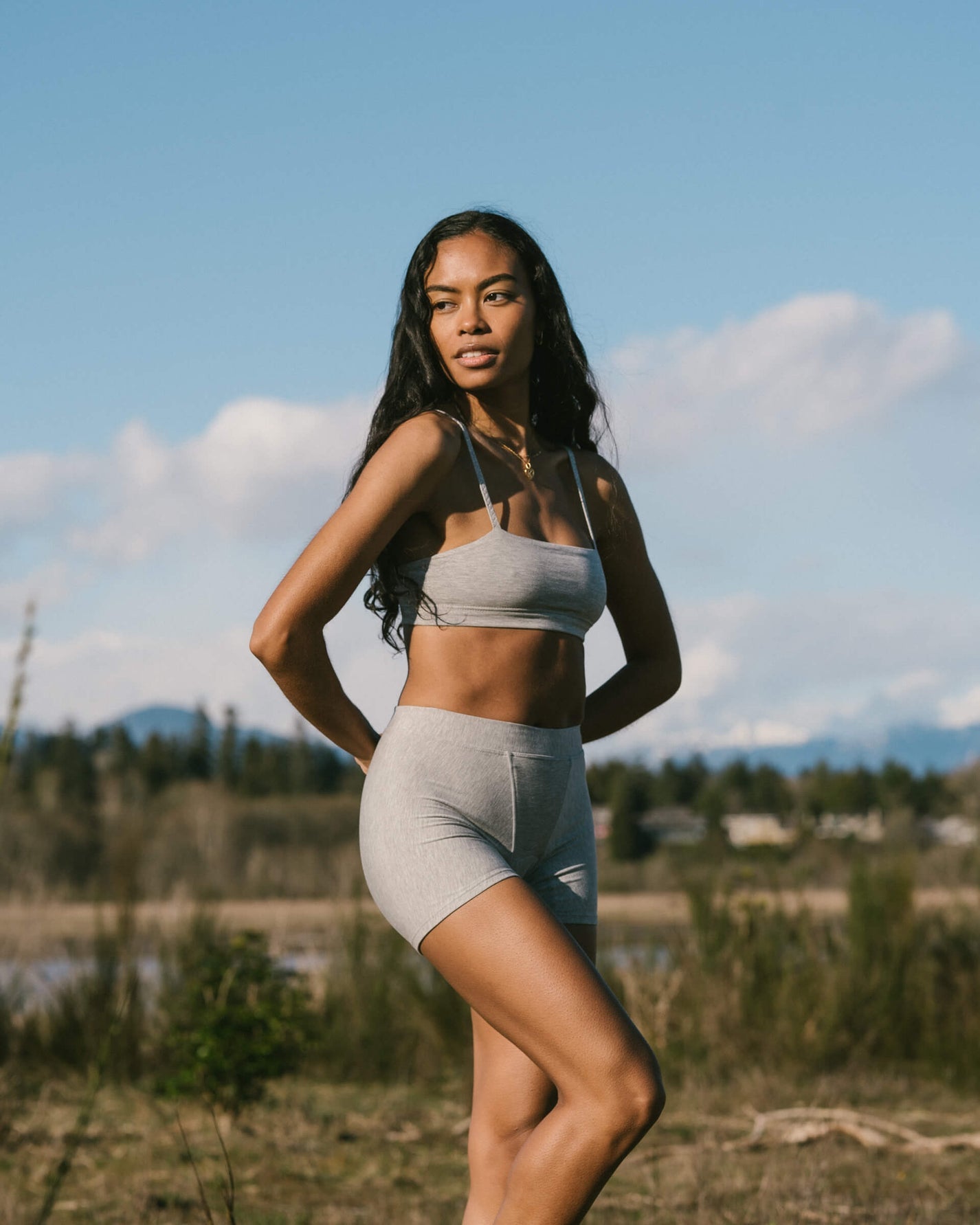 Mineral Undies Mid Boxer Grey