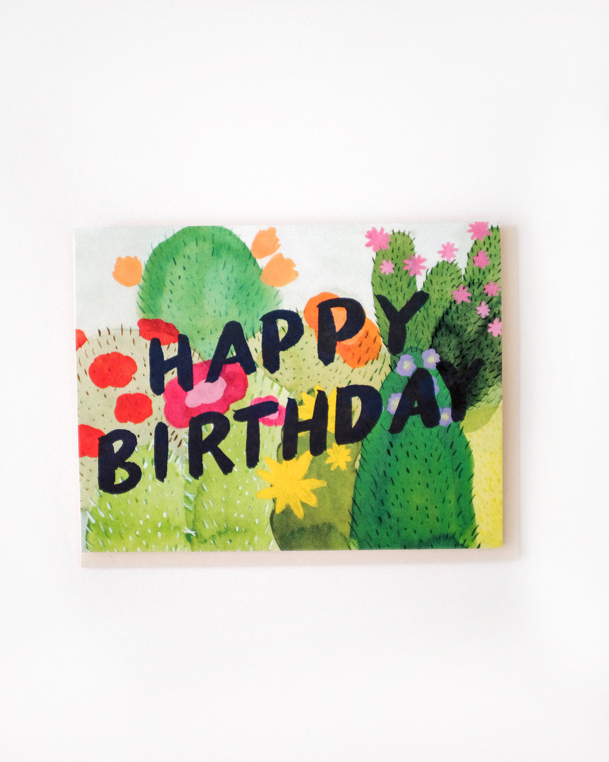 Cacti Birthday Card