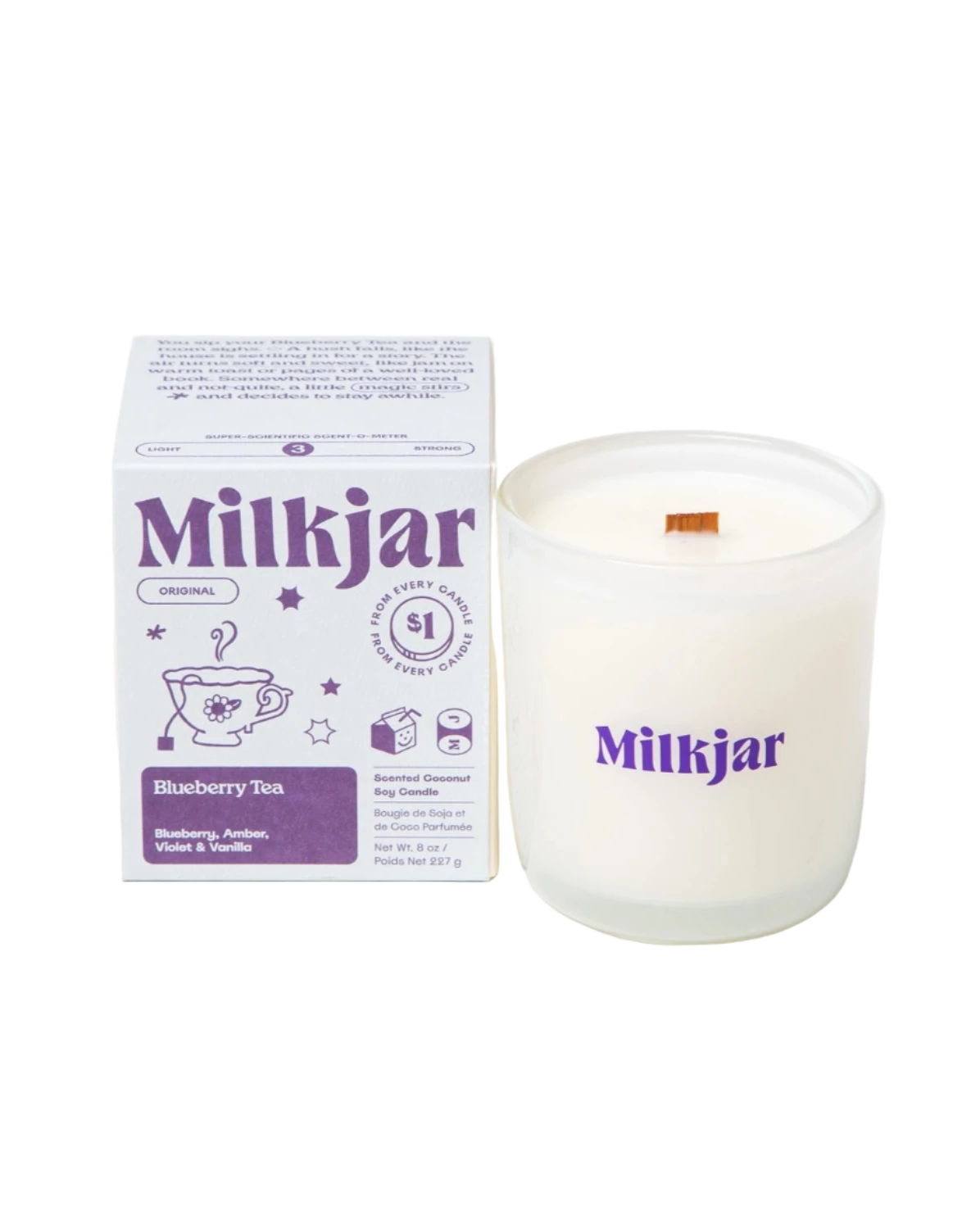 Blueberry Tea Candle