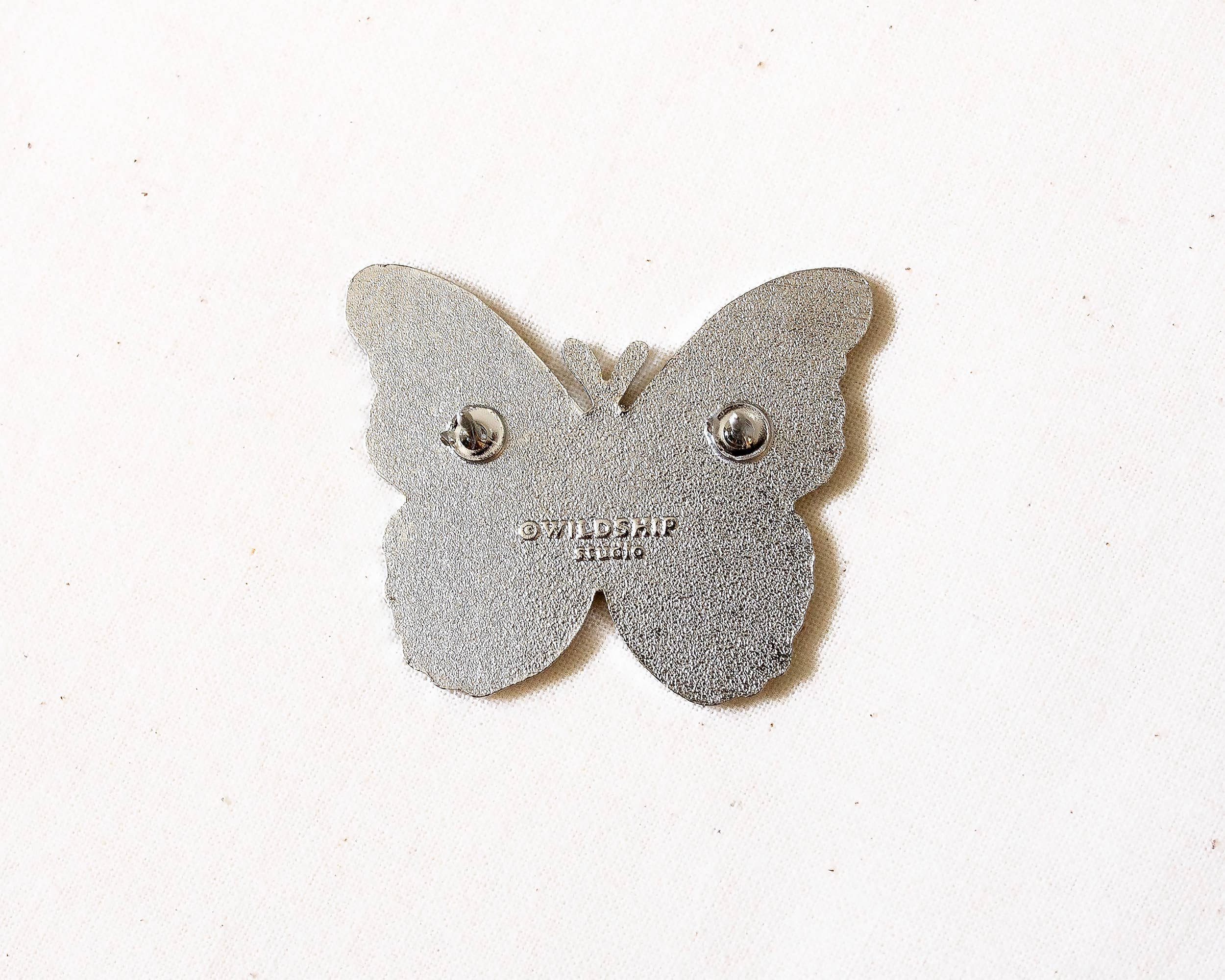 Blue Morpho Butterfly Enamel Pin