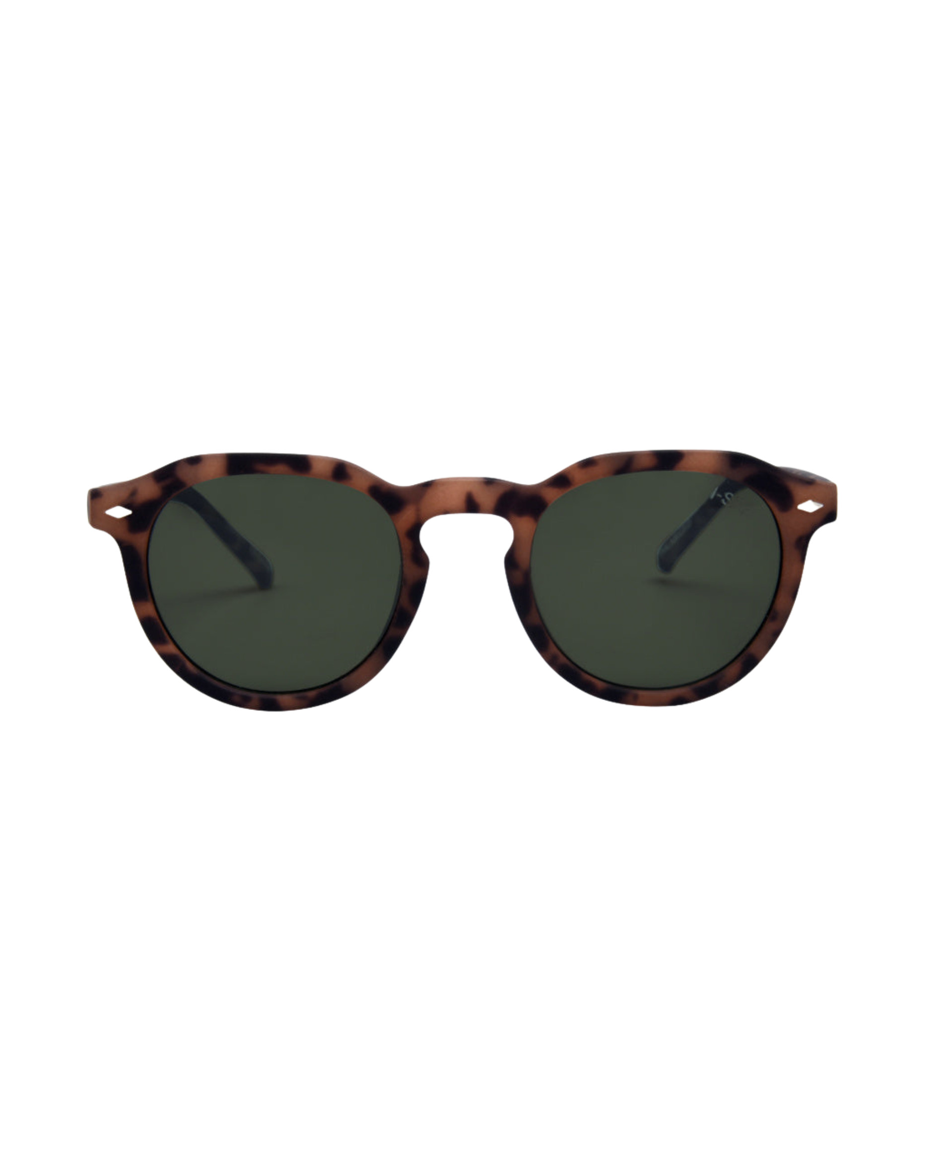 Blair Sunglasses Blonde Tortoise/Green Polarized Lens