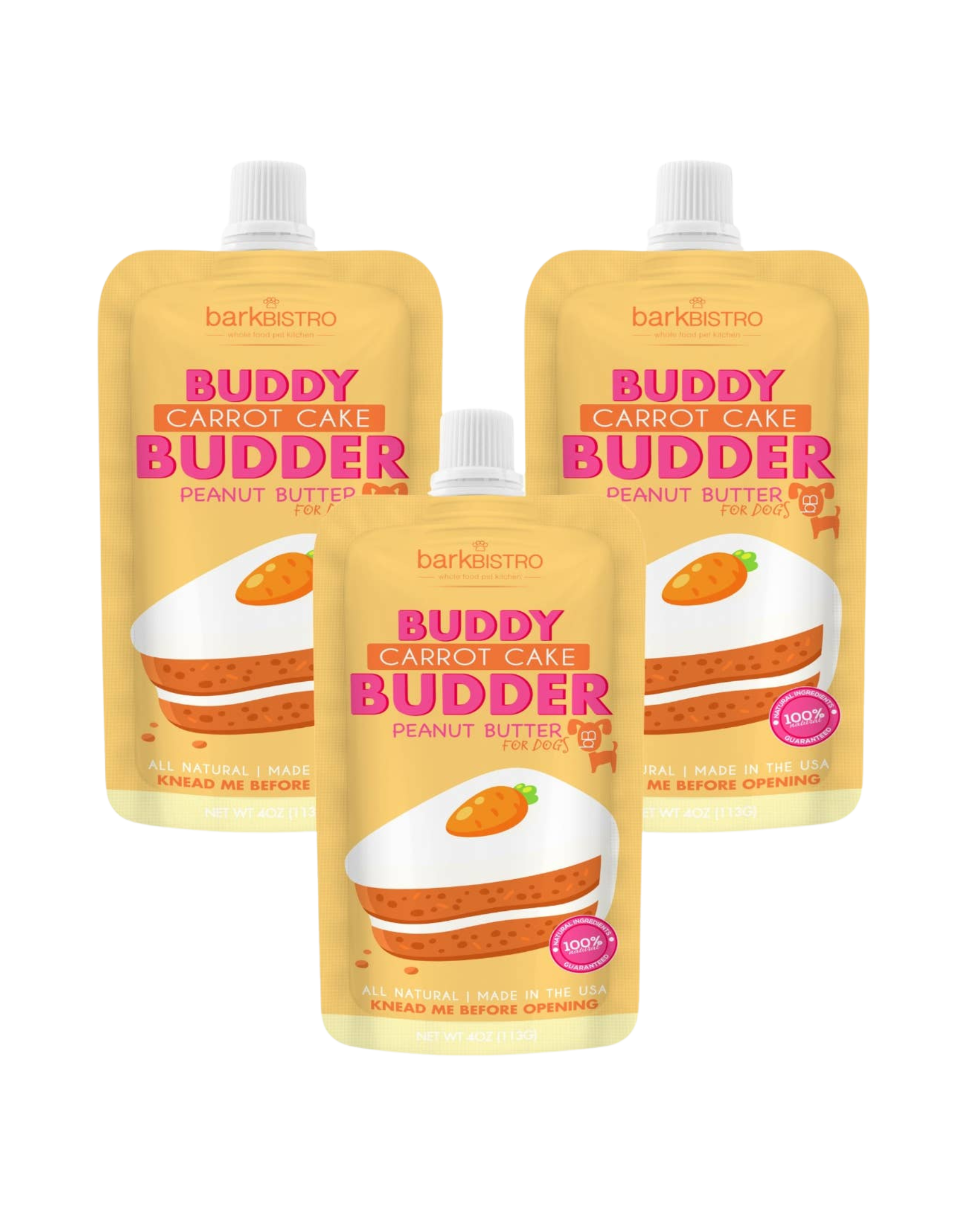 Dog Peanut Butter Carrot Cake Budder