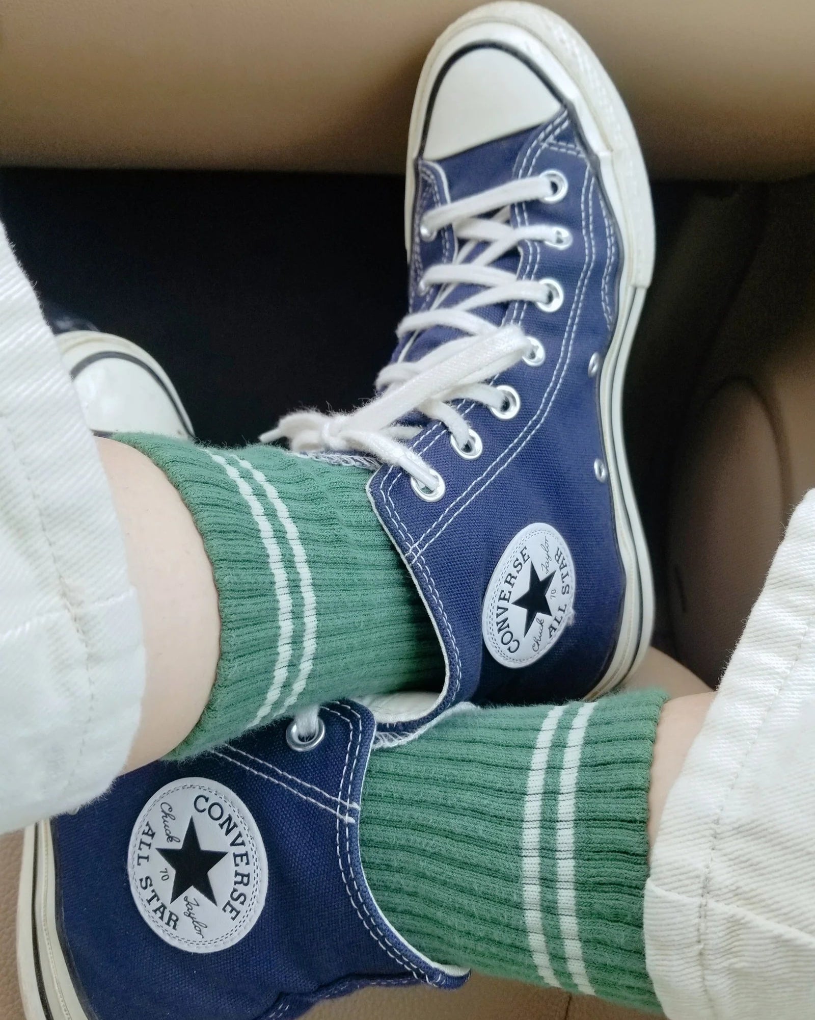 Boyfriend Socks Moss