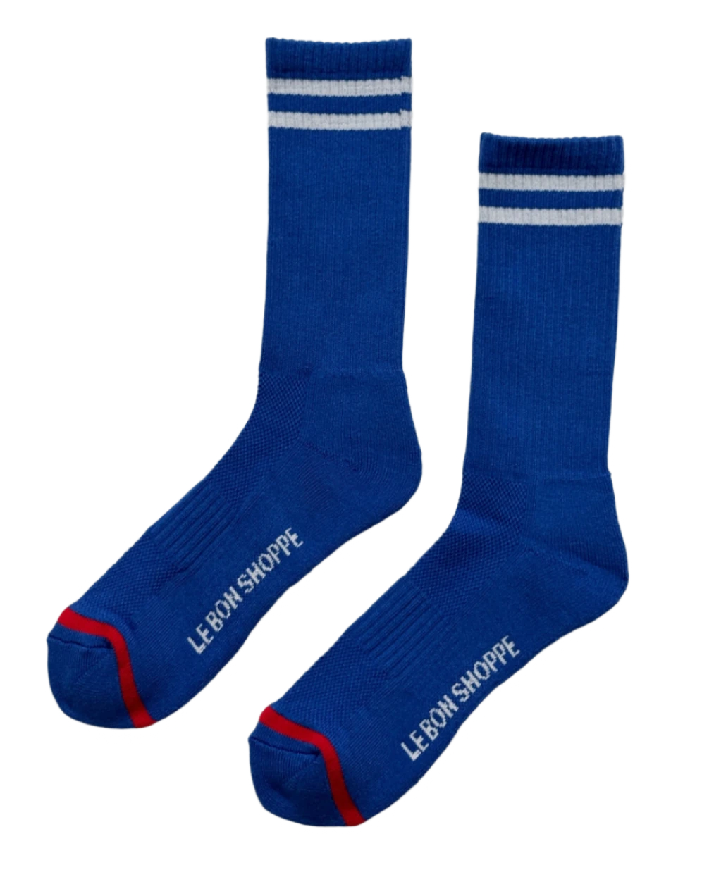 Extended Boyfriend Socks Cobalt