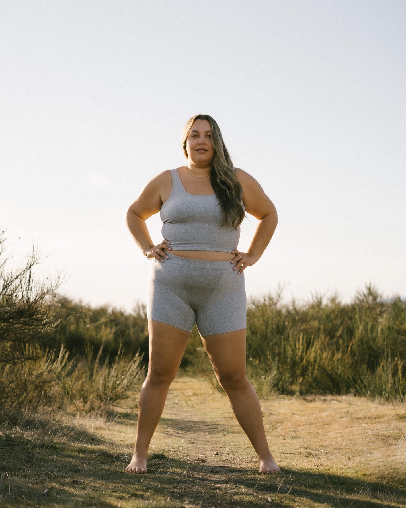 Mineral Undies Mid Boxer Grey