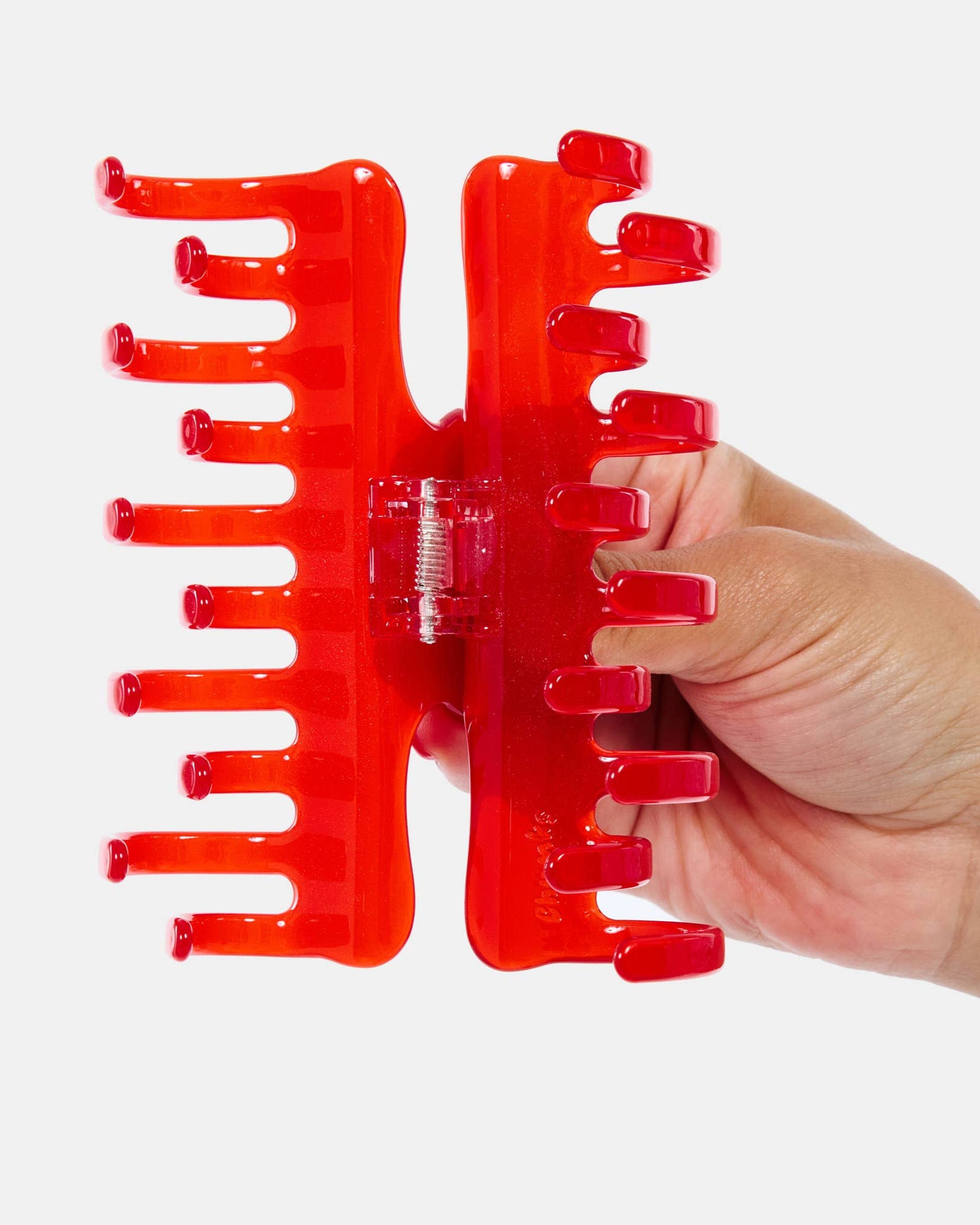 Jojo Claw in Large Candy Red
