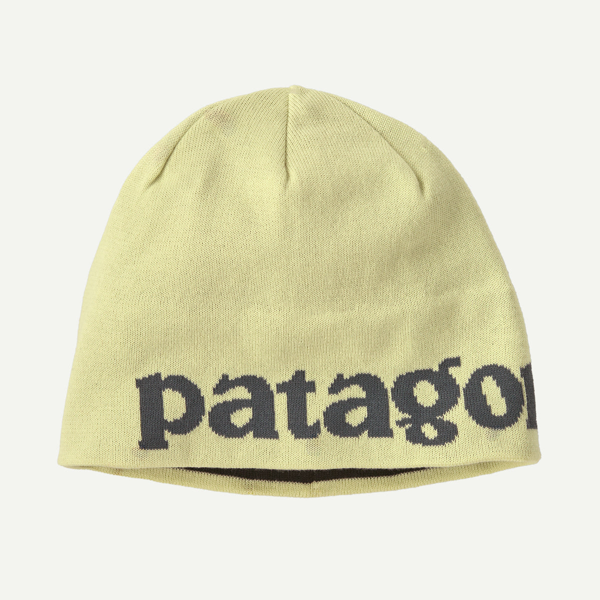 Patagonia Beanie Hat - Logo Belwe: Vellum Green — product photograph