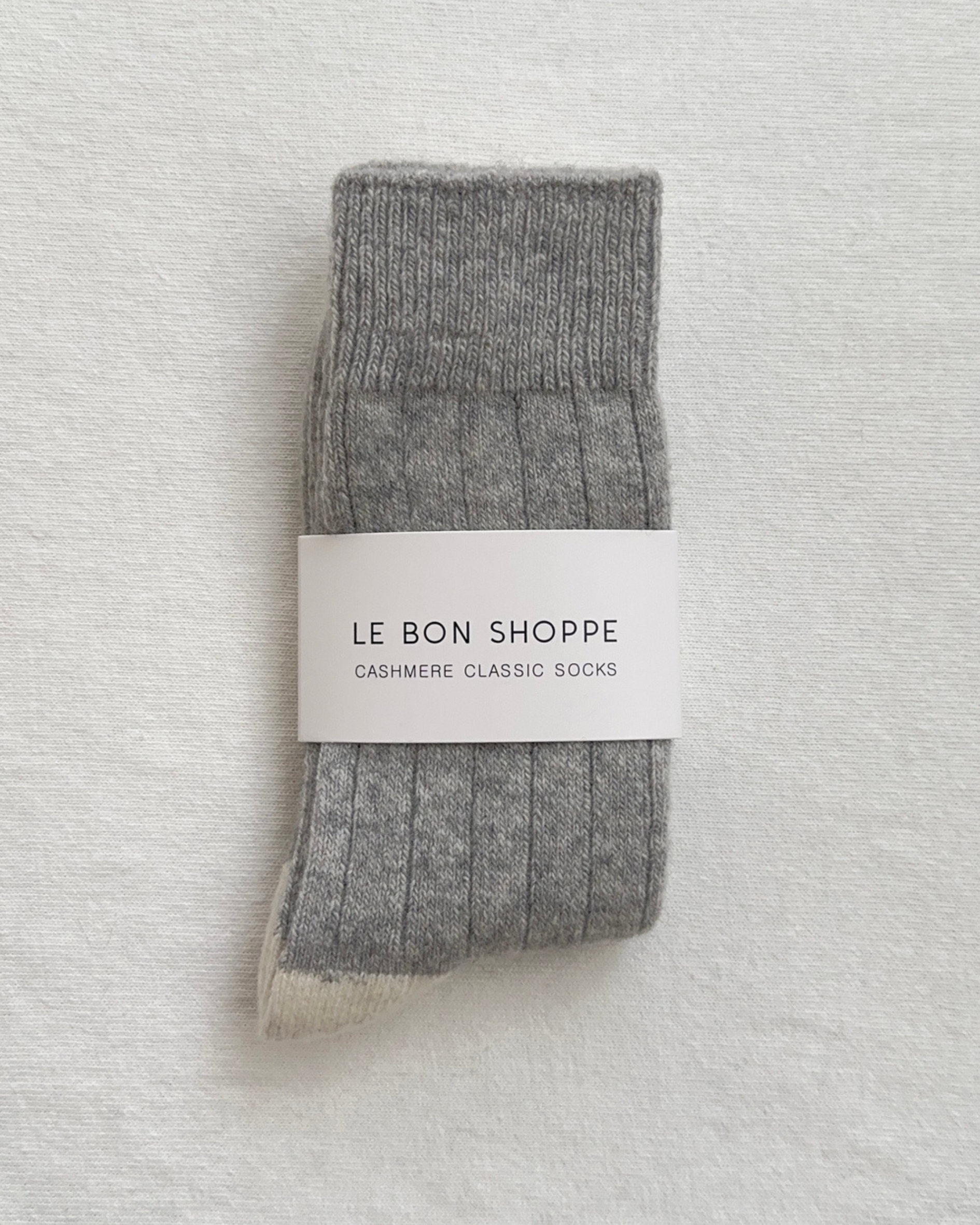 Classic Cashmere Socks Grey Melange