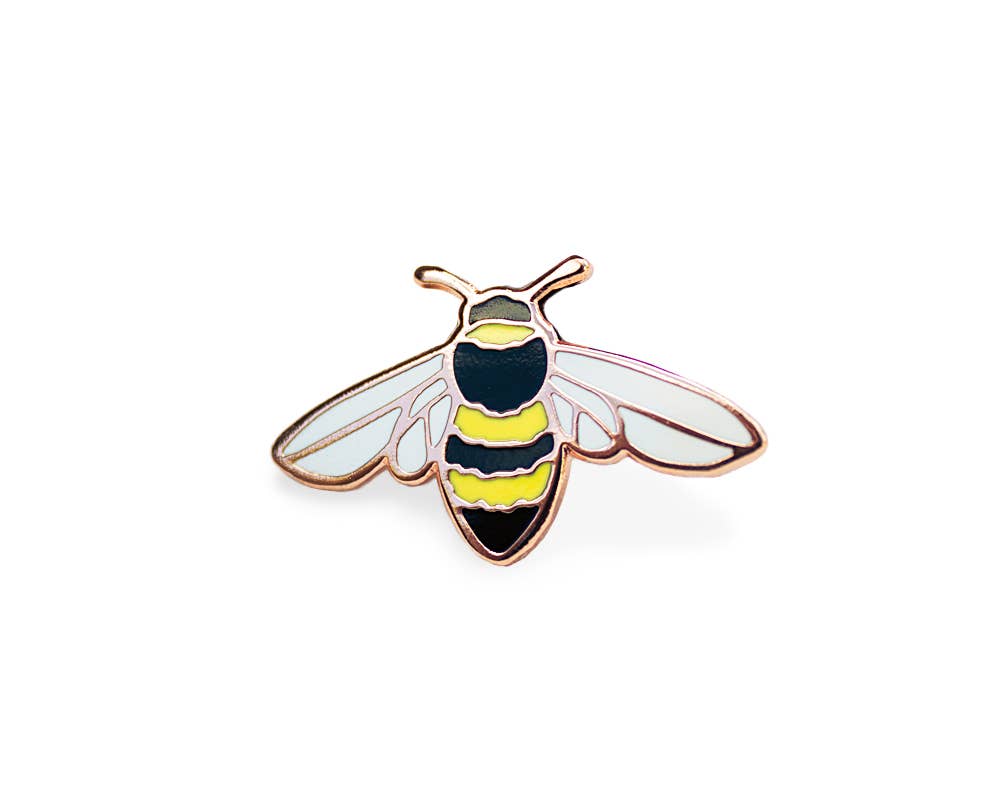 Honeybee Enamel Pin For Charity