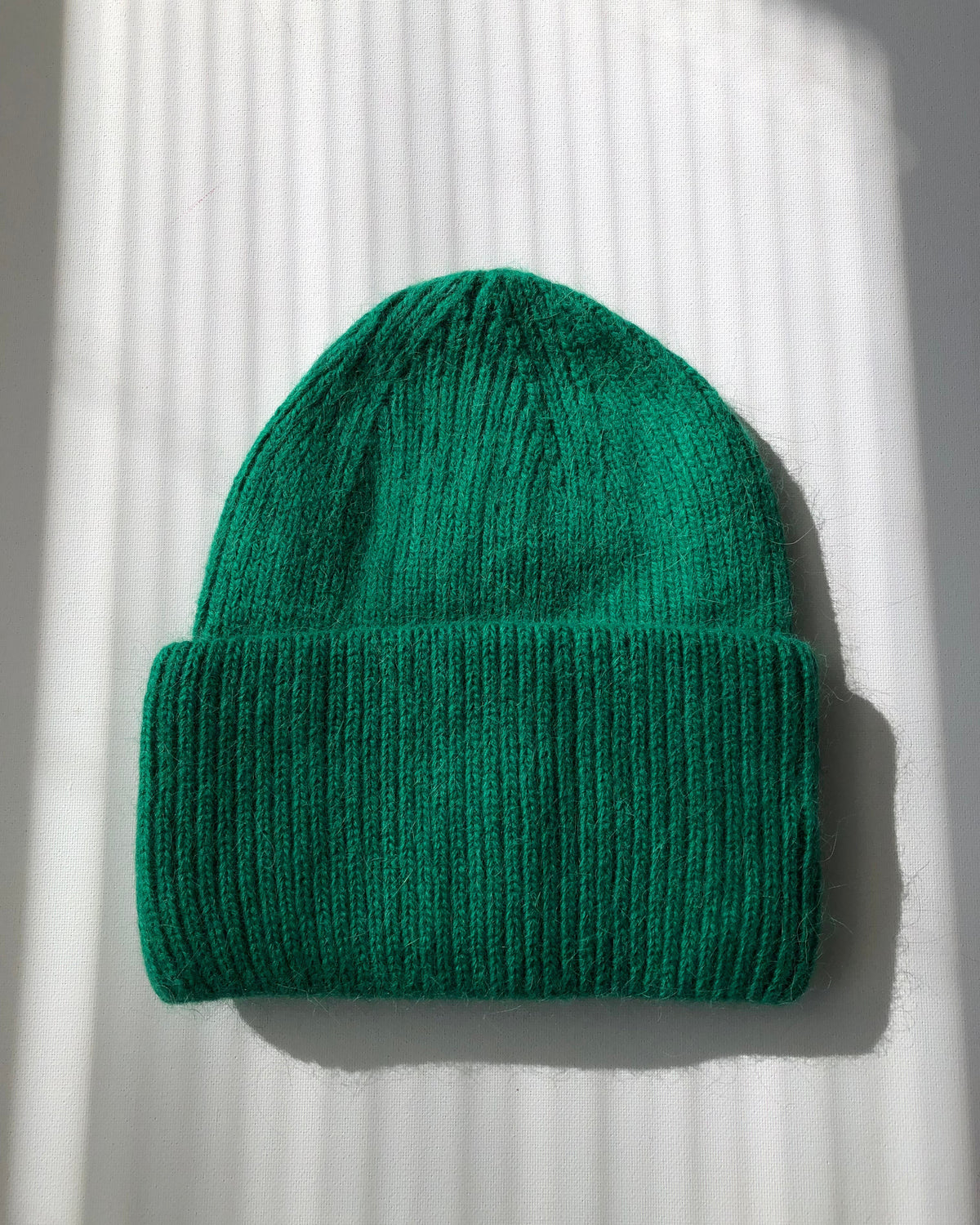 Billy Bamboo Royal Angora Beanie - Emerald product view
