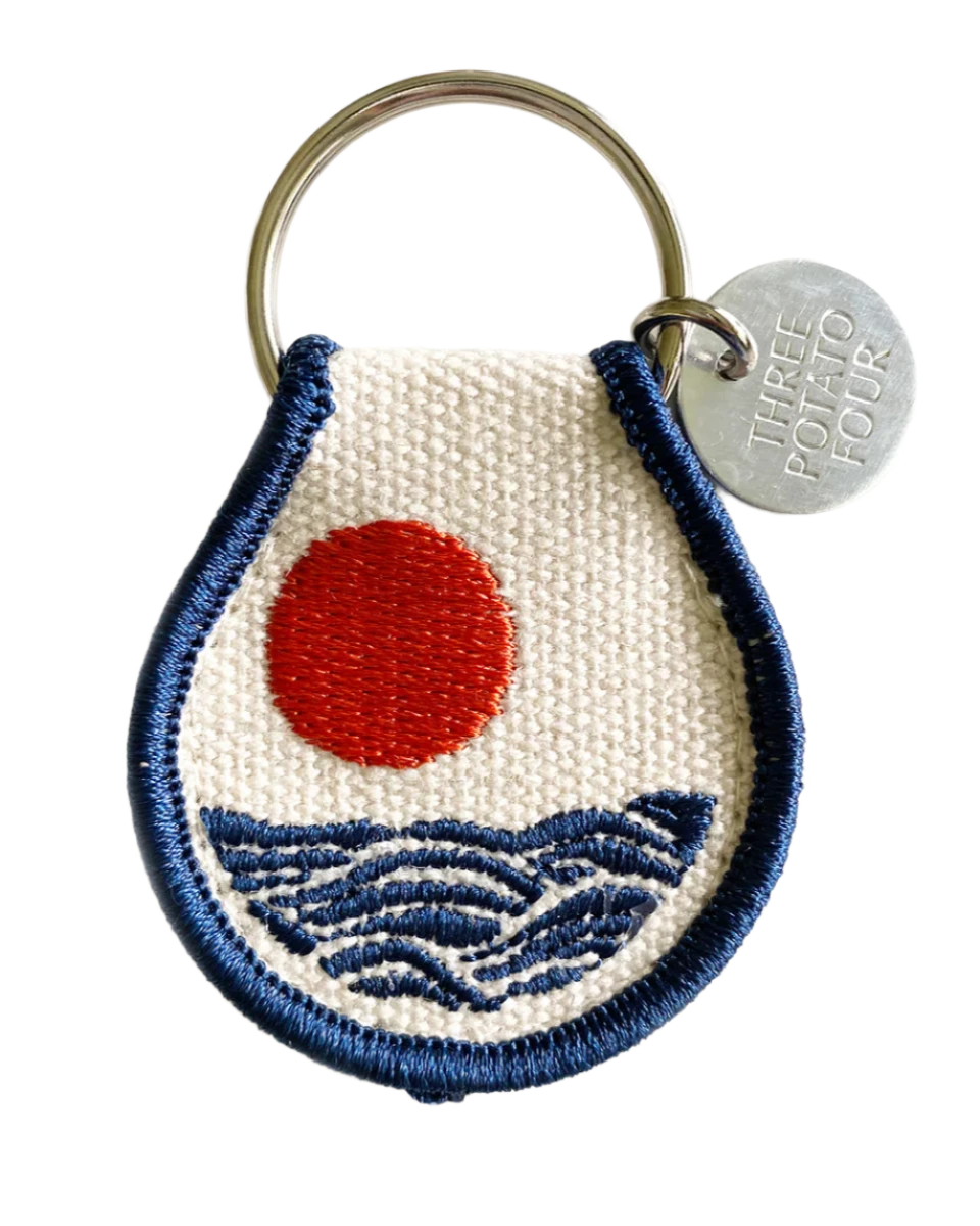 Patch Keychain - Sun & Waves