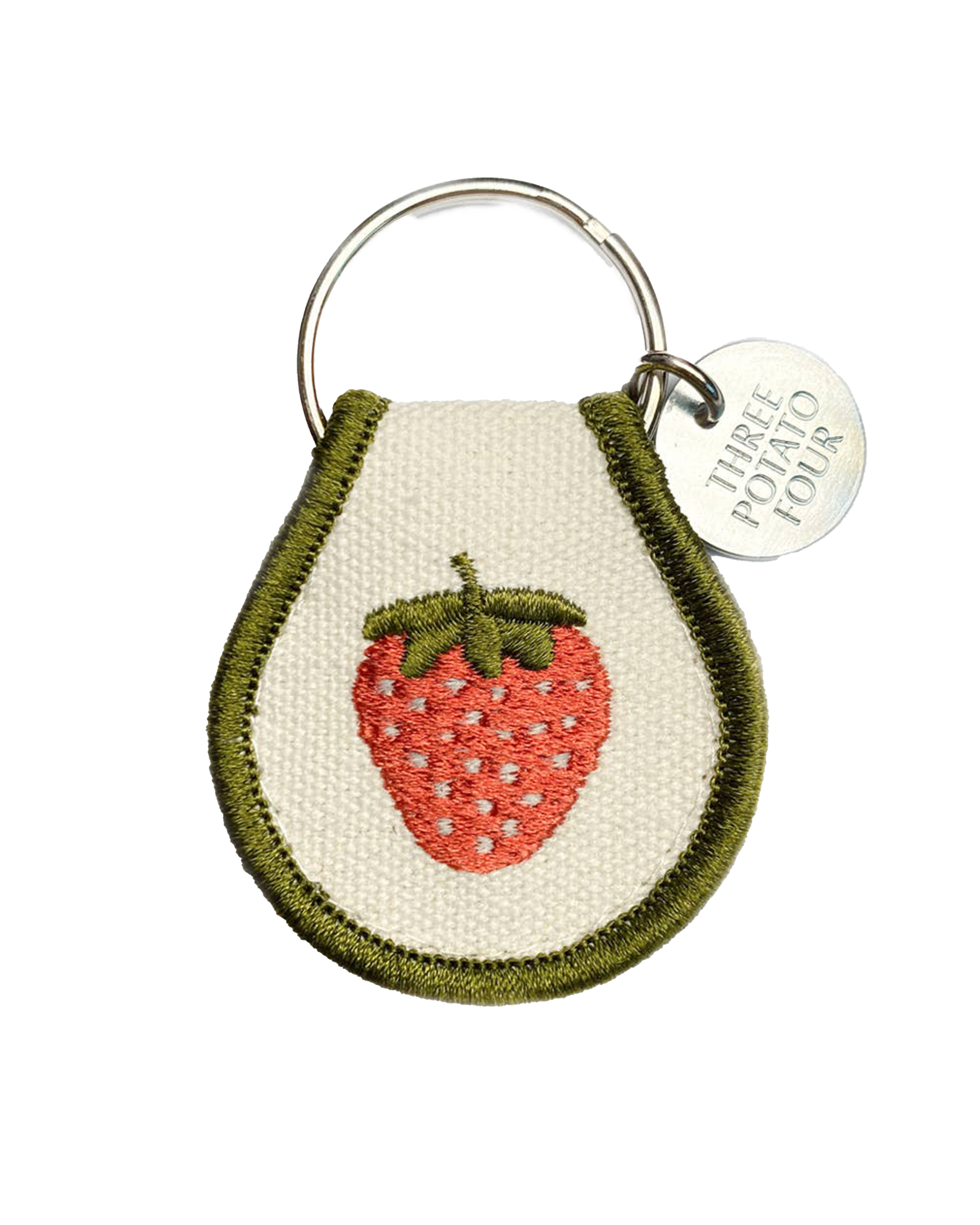 Patch Keychain - Strawberry