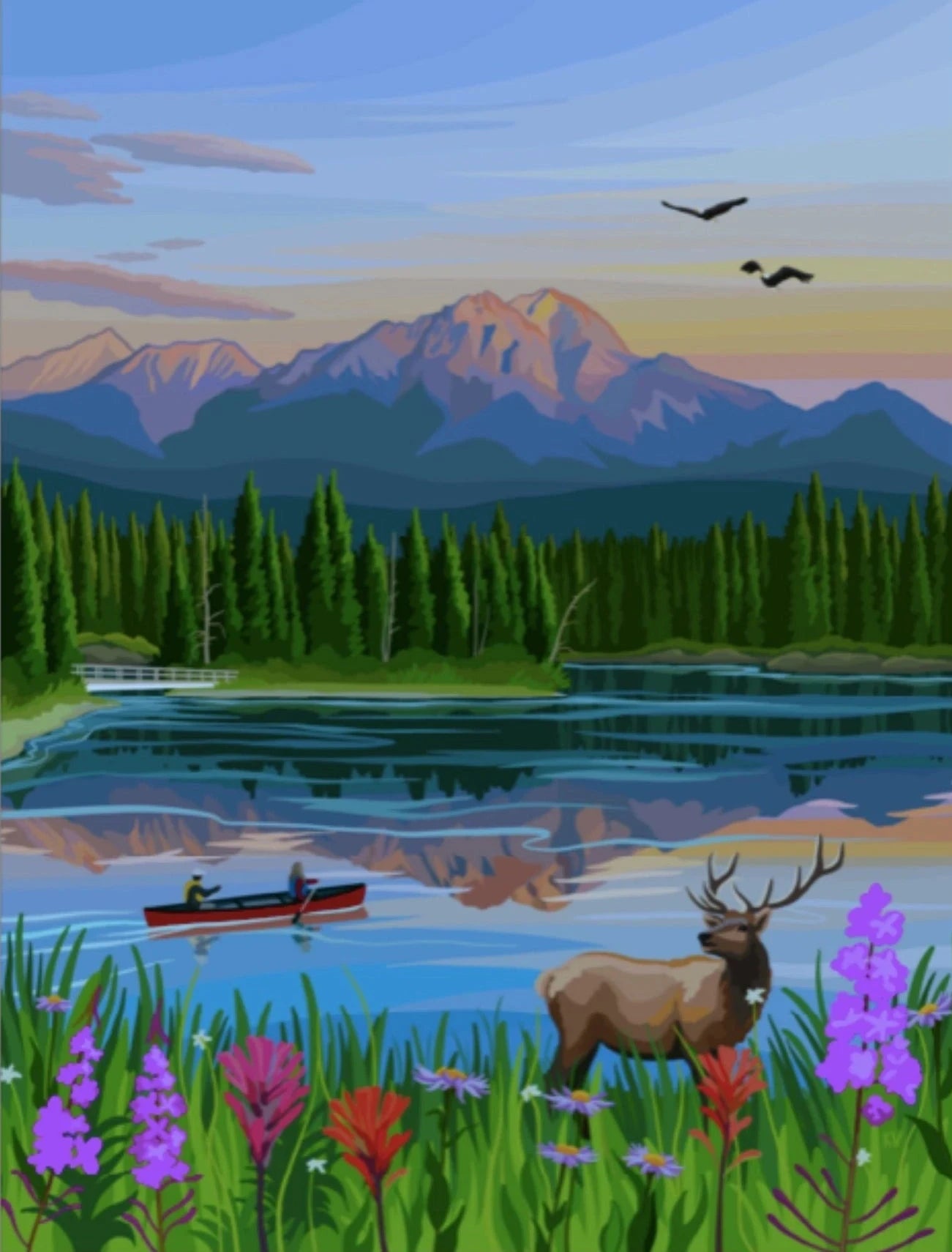 Jasper Flowers 500 Piece Puzzle