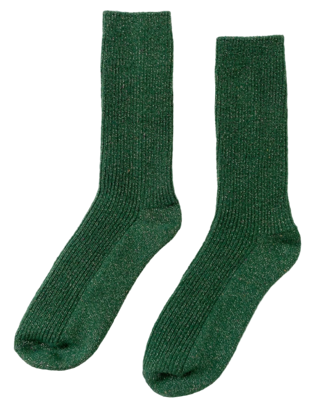 Winter Sparkle Socks Evergreen
