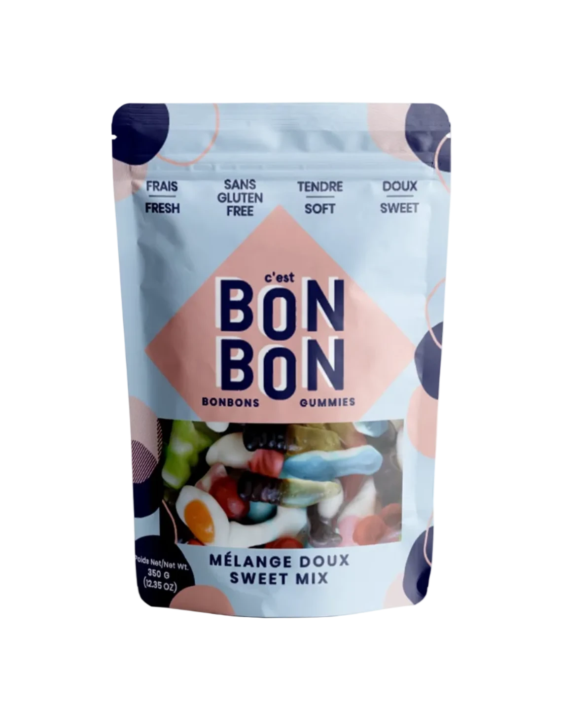 Large Sweet Mix Gummy Candies - 350g