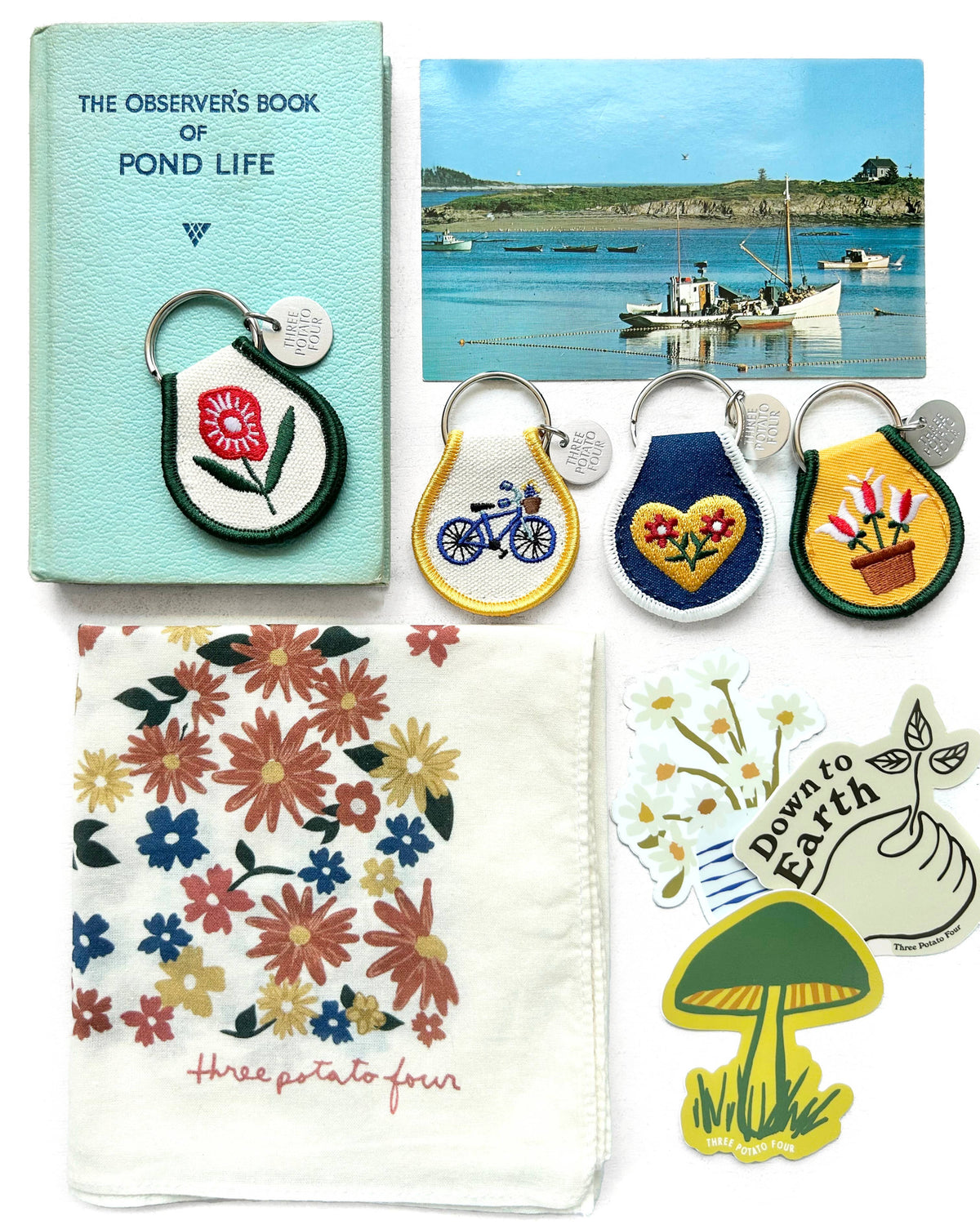 Patch Keychain - Poppy Flower