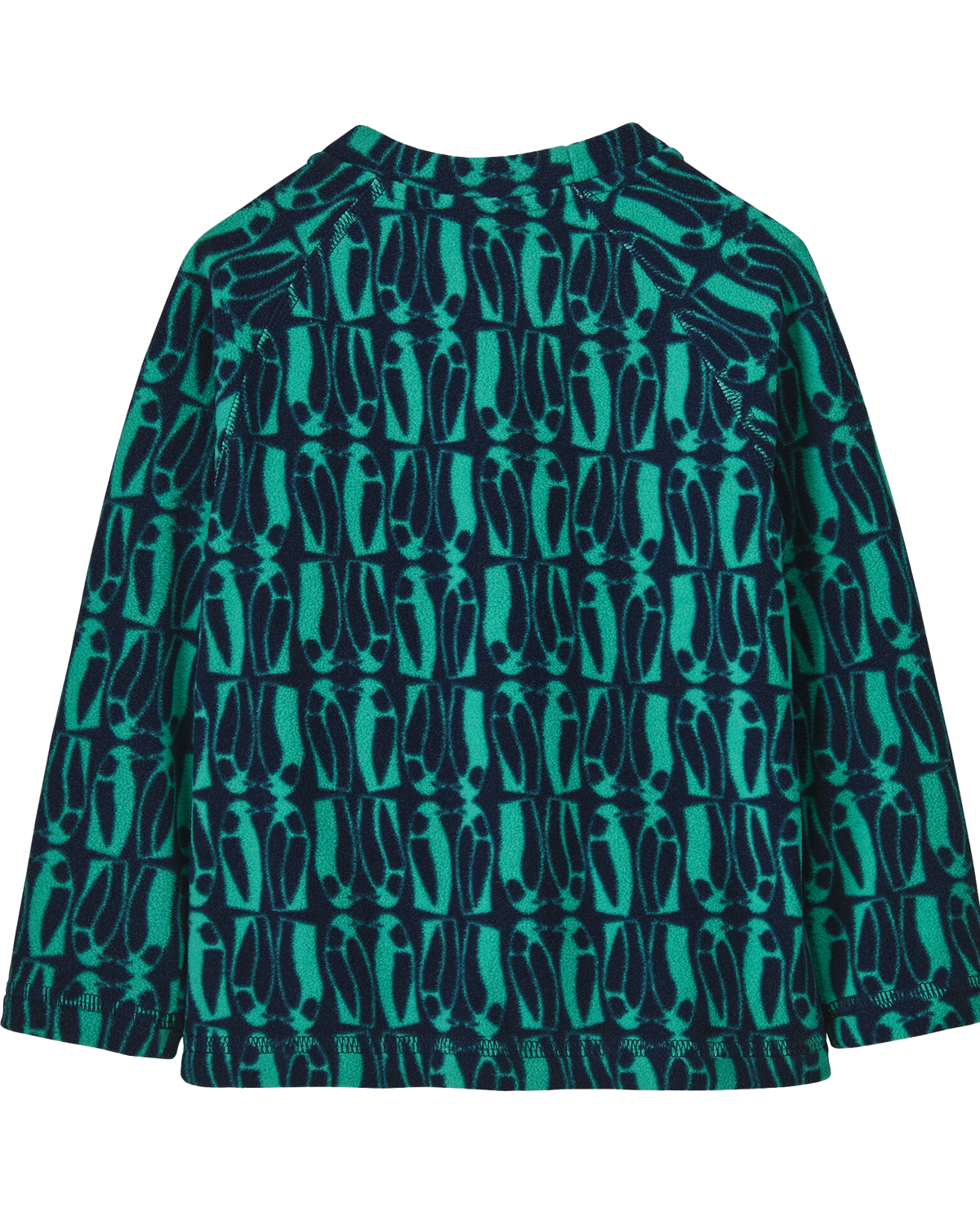 Patagonia Baby Micro D Crew - Geo Penguin: Solo Teal — product photograph