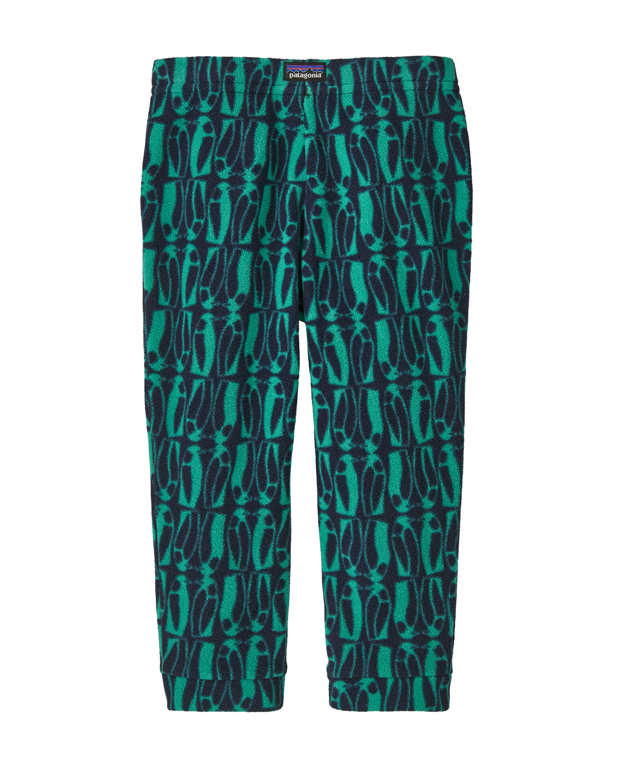Patagonia Baby Micro D Bottoms - Geo Penguin: Solo Teal — product photograph
