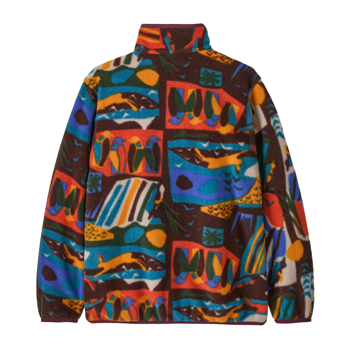 Kid's Lightweight Synchilla Snap-T Pullover - Let's Chat: Den Brown