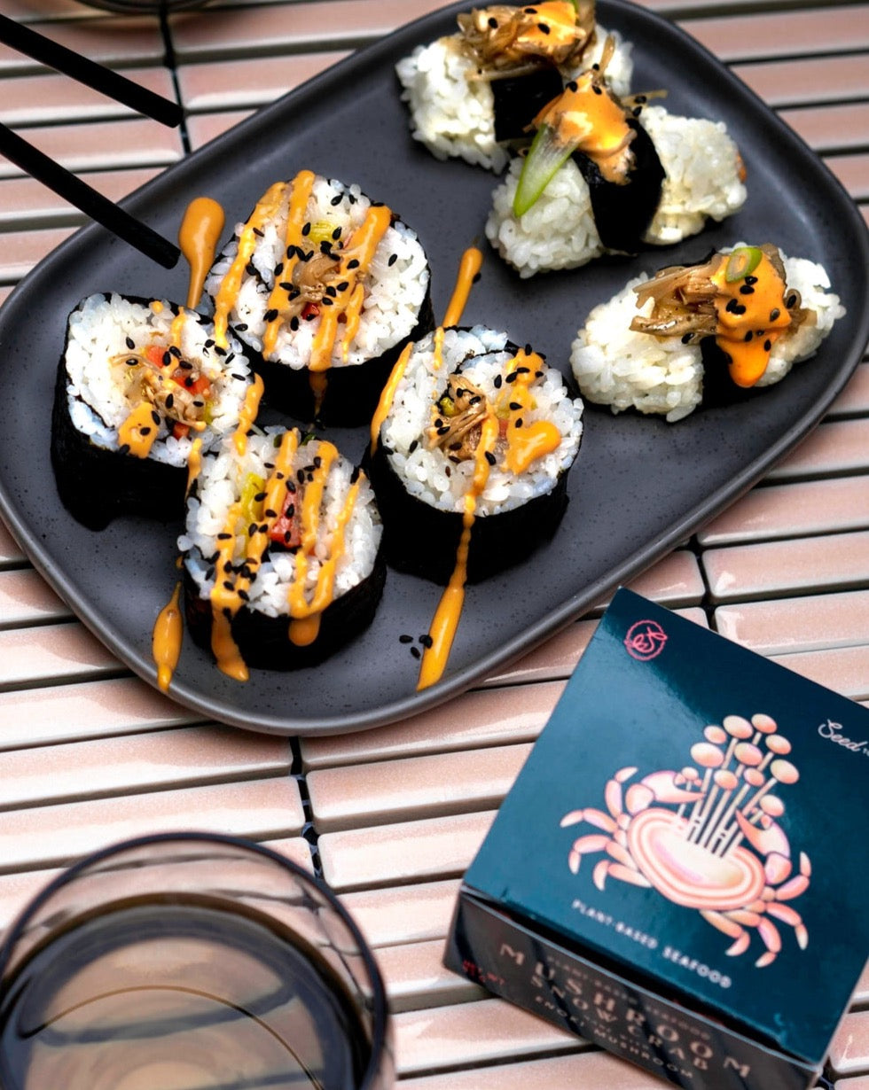 Enoki Mushroom Vegan Snow Crab