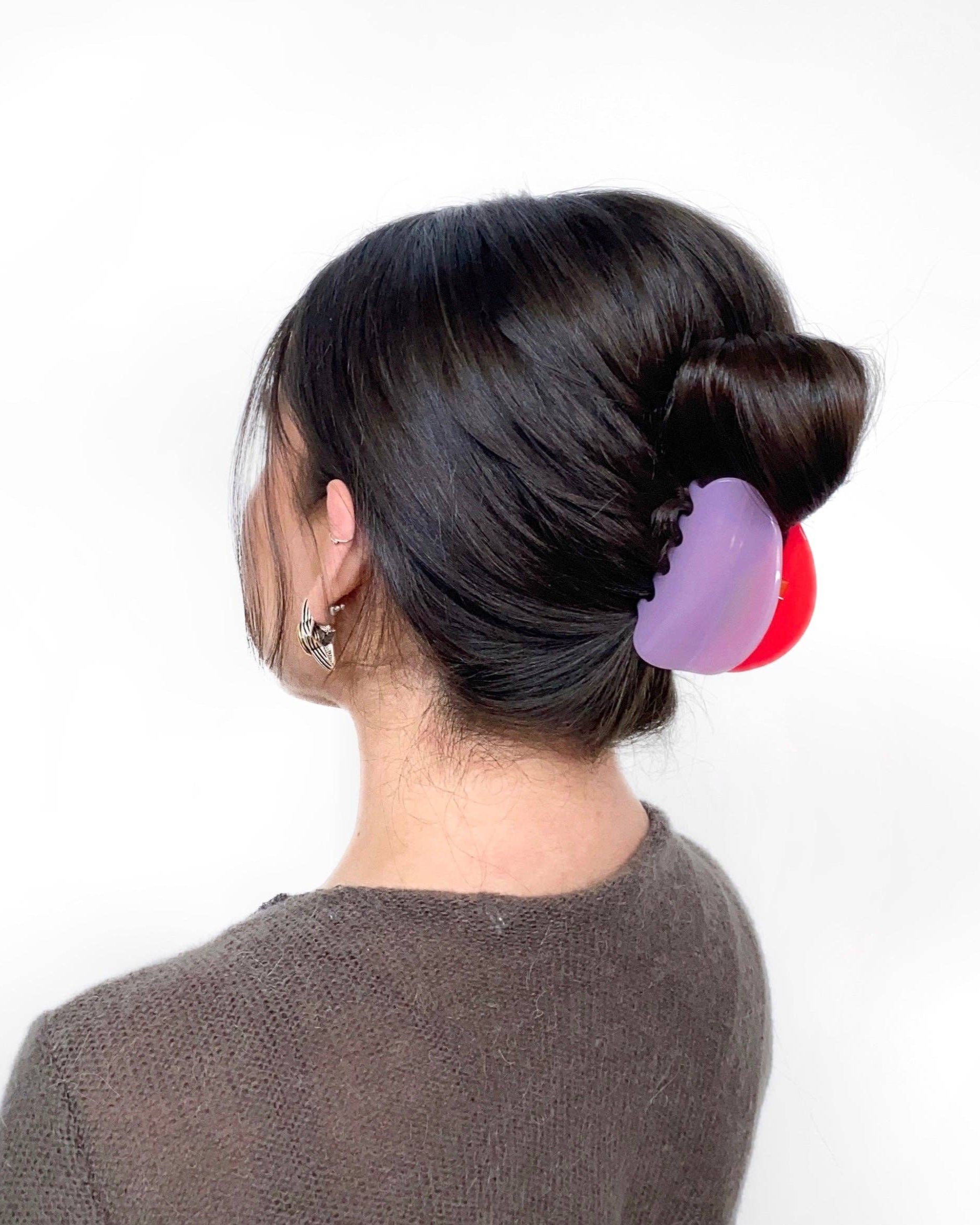 Juno Claw in Lilac + Punch