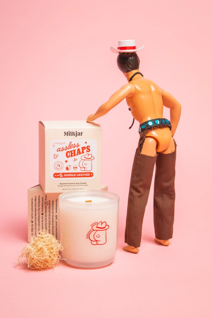 Assless Chaps Candle