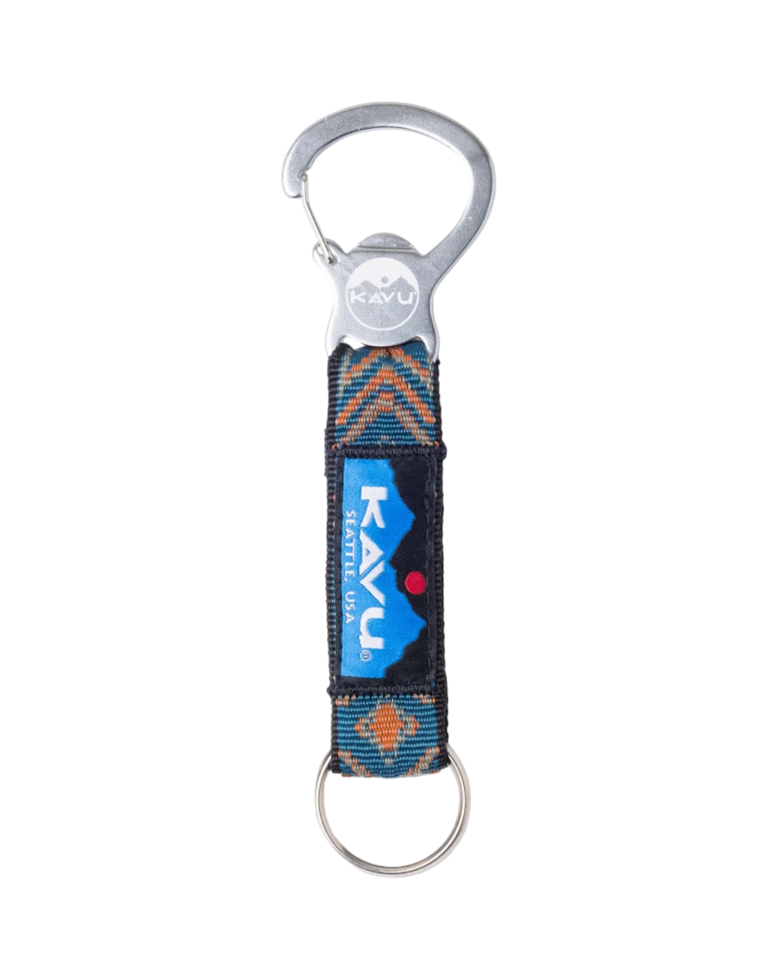 Crackitopen Keychain Teal Geo