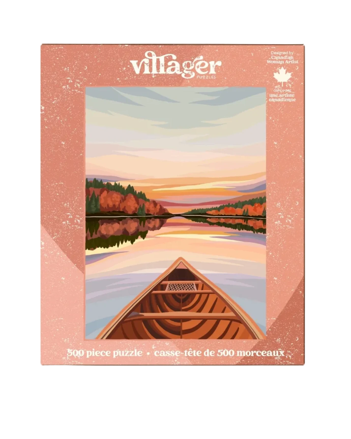 Canoeing at Dawn 500 Piece Puzzle