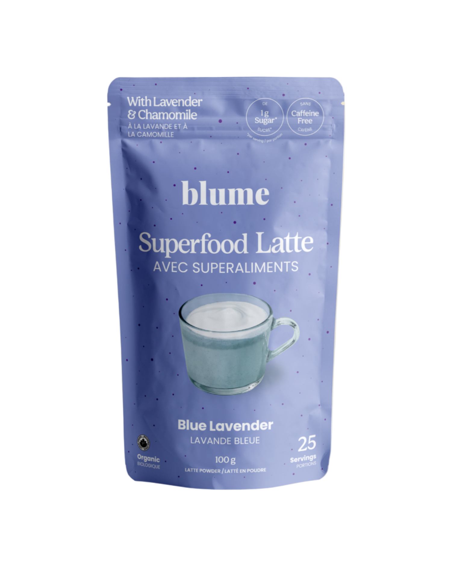 Superfood Latte Powder - Blue Lavender