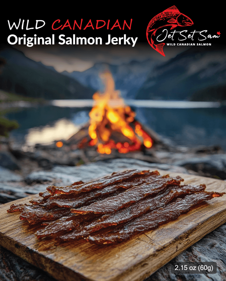 Wild Canadian Smoked Salmon Jerky Original Flavor