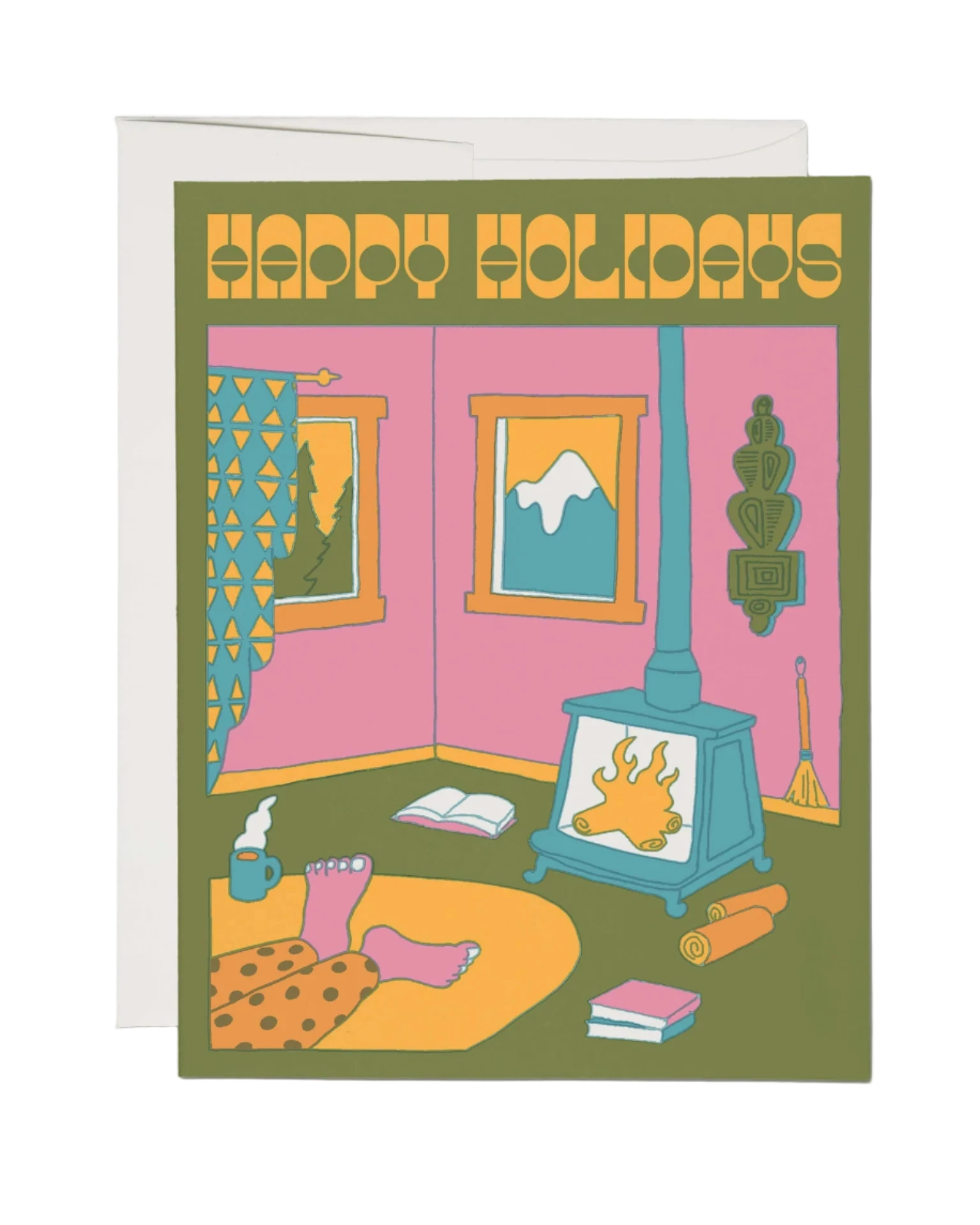 Fireside Holiday Card