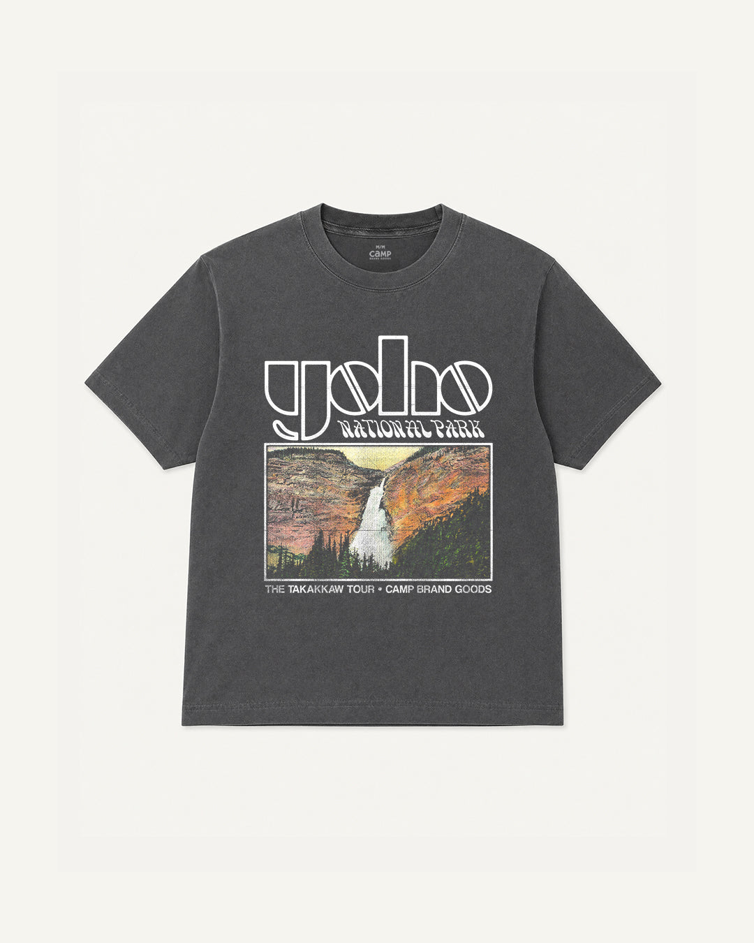 Kids Yoho Rockies Tour Vintage T-Shirt - Faded Black