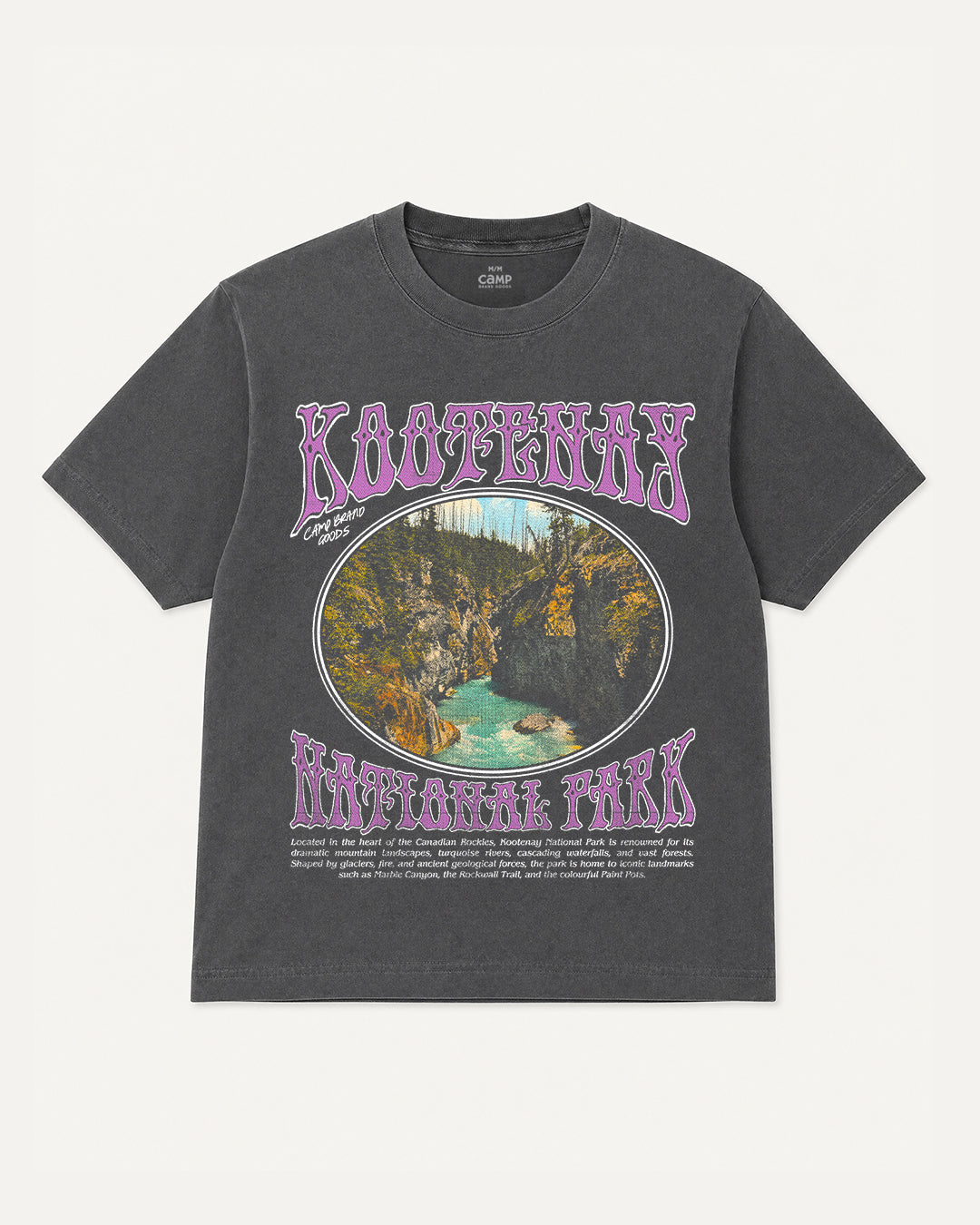 Women's Kootenay Rockies Tour Vintage T-Shirt - Faded Black