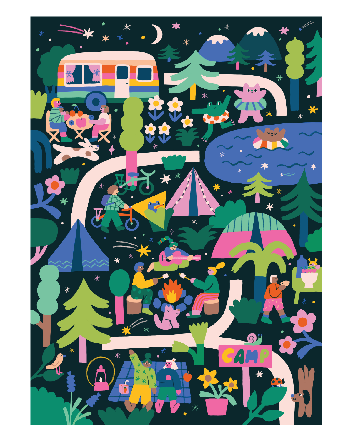 Camp Friendship - 1000 Piece Puzzle